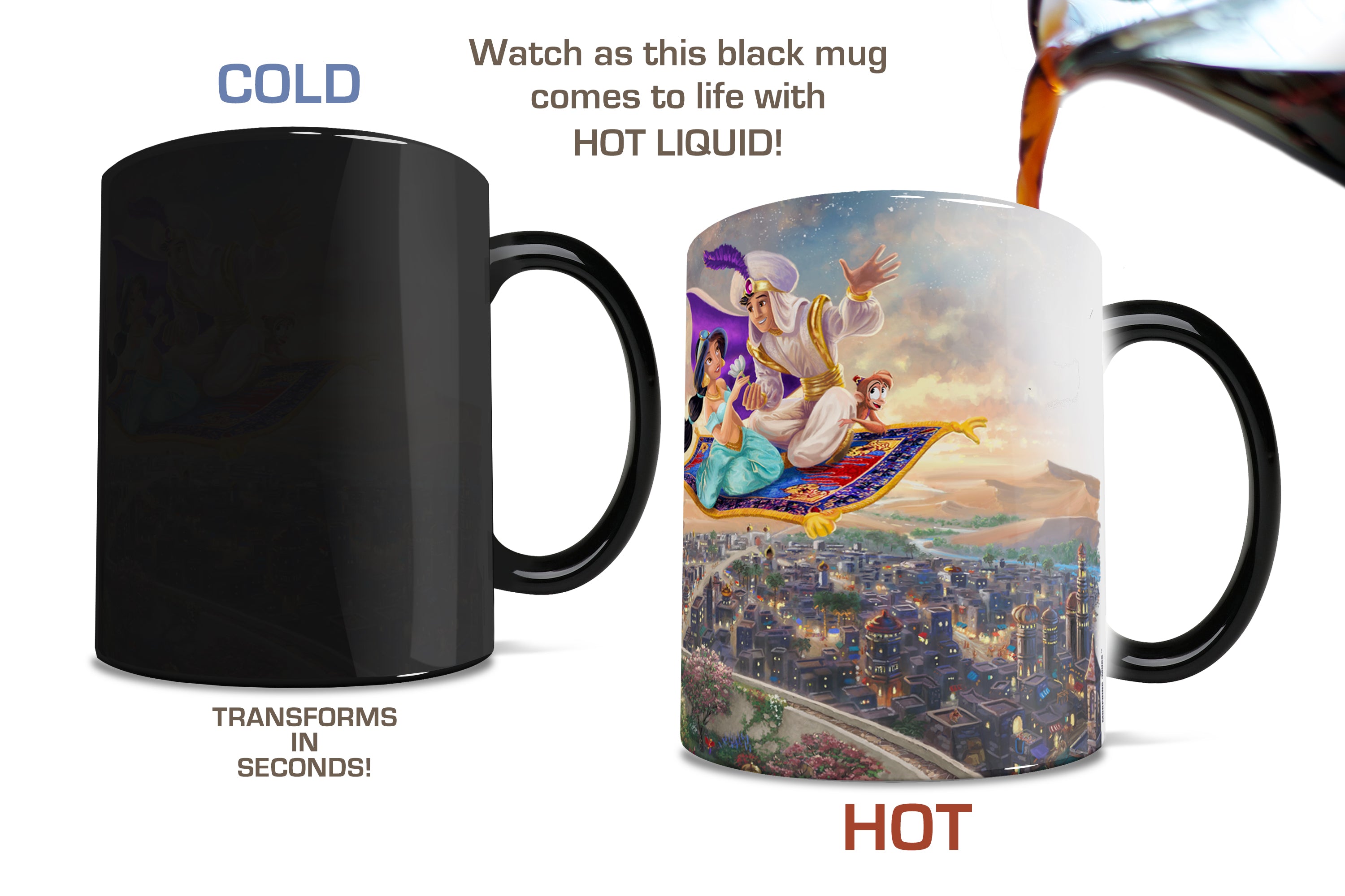 Disney (Aladdin) Morphing Mugs®  Heat-Sensitive Mug MMUG063