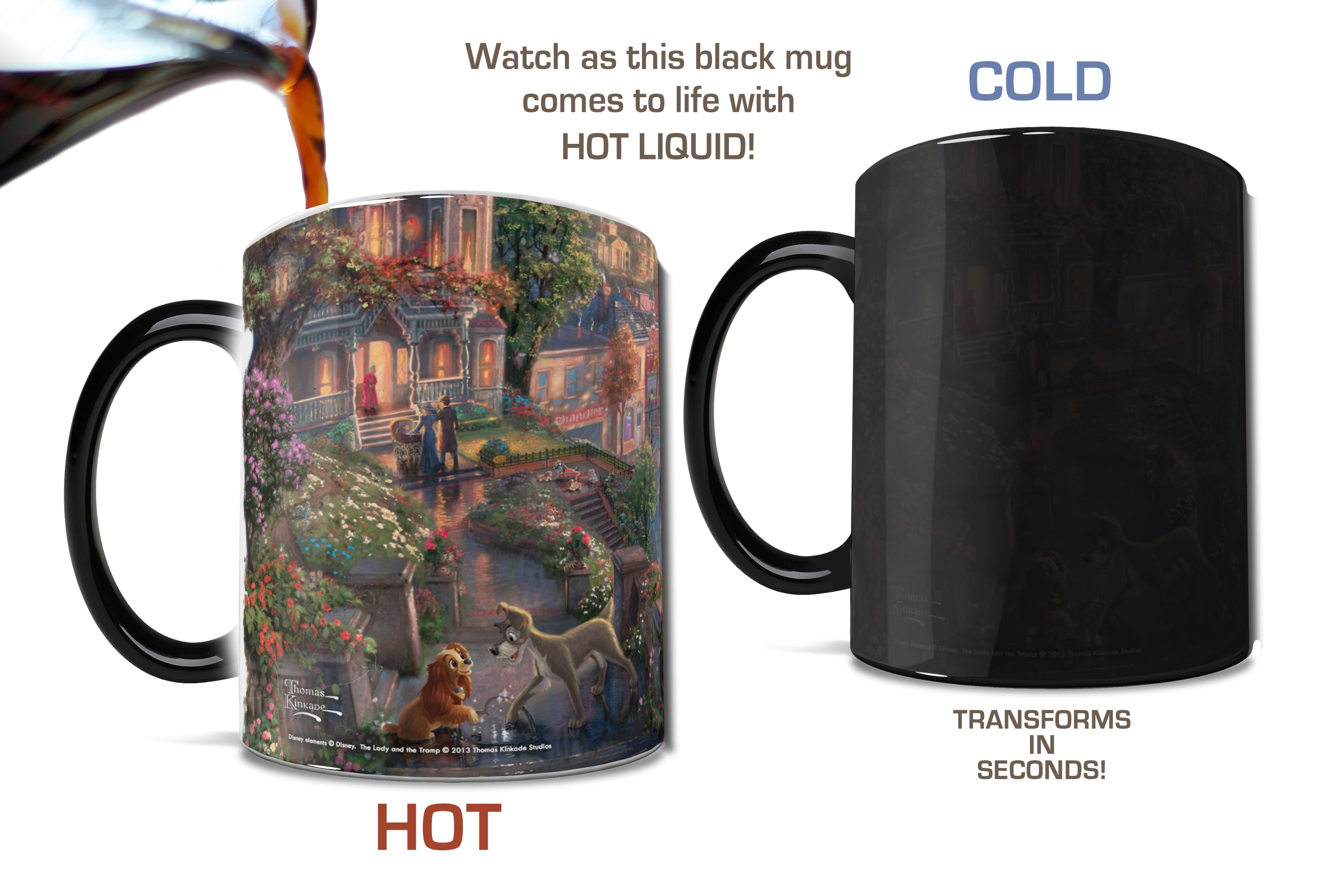 Disney (Lady and The Tramp) Morphing Mugs® Heat-Sensitive Mug MMUG068