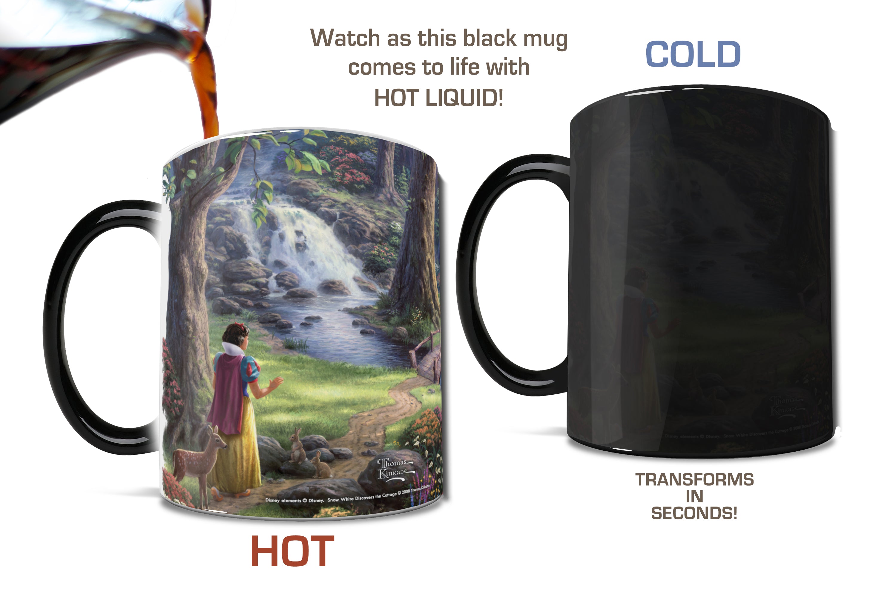 Disney (Snow White Discovers the Cottage) Morphing Mugs® Heat-Sensitive Mug MMUG074