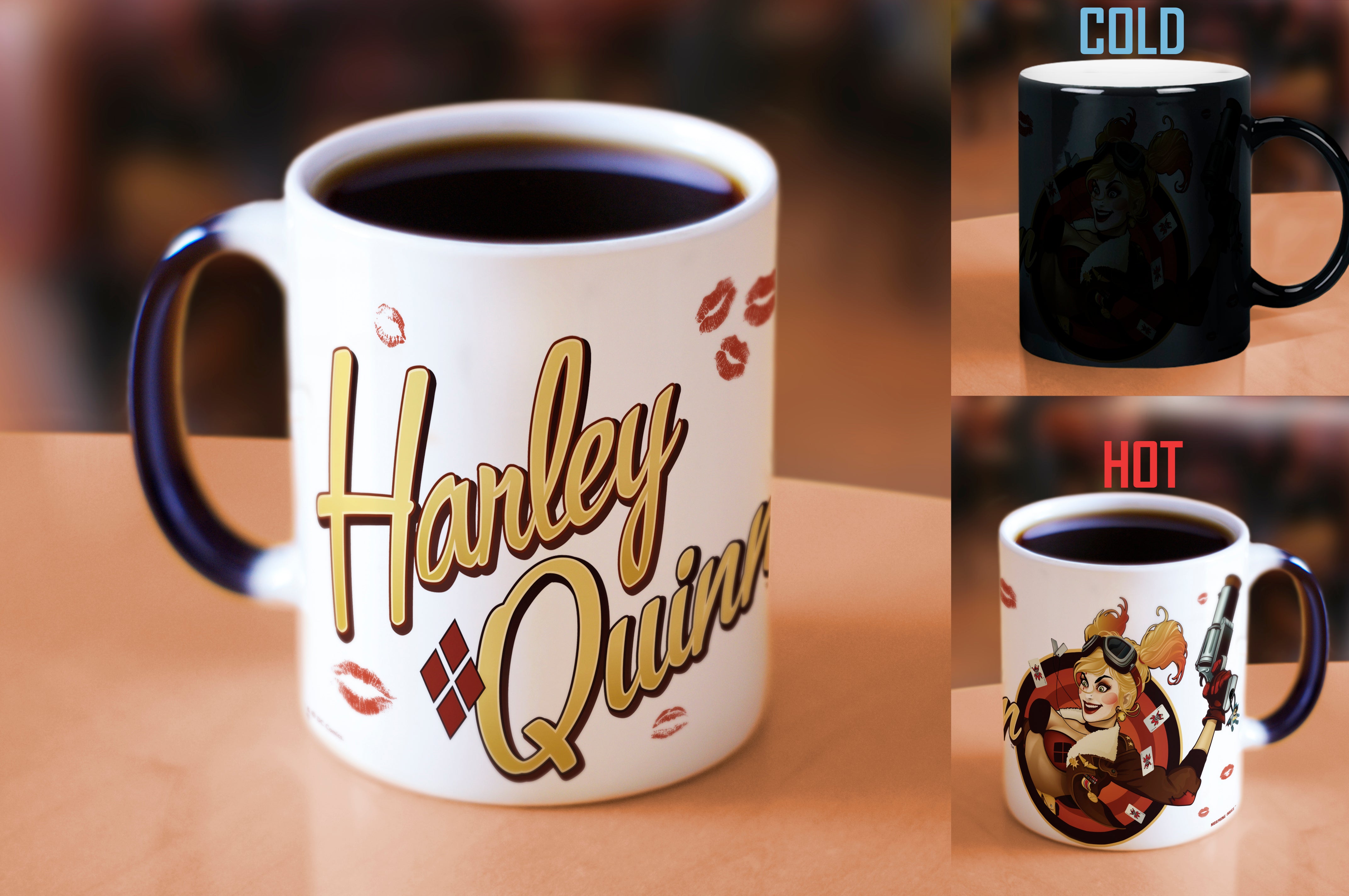 DC Comics (Justice League - Harley Quinn Bombshell) Morphing Mugs® Heat-Sensitive Mug MMUG078