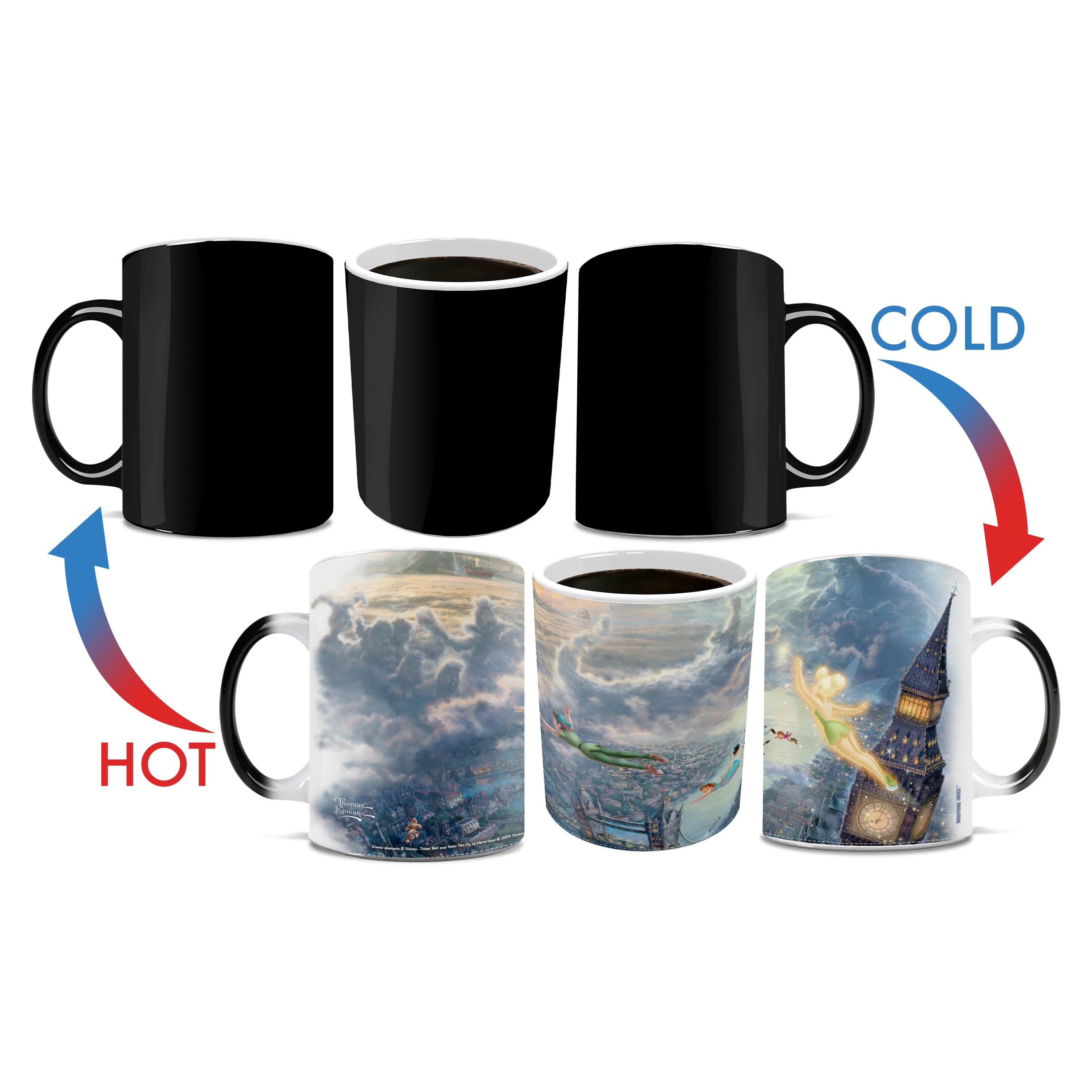 Disney (Tinker Bell and Peter Pan Fly to Neverland) Morphing Mugs® Heat-Sensitive Mug MMUG082