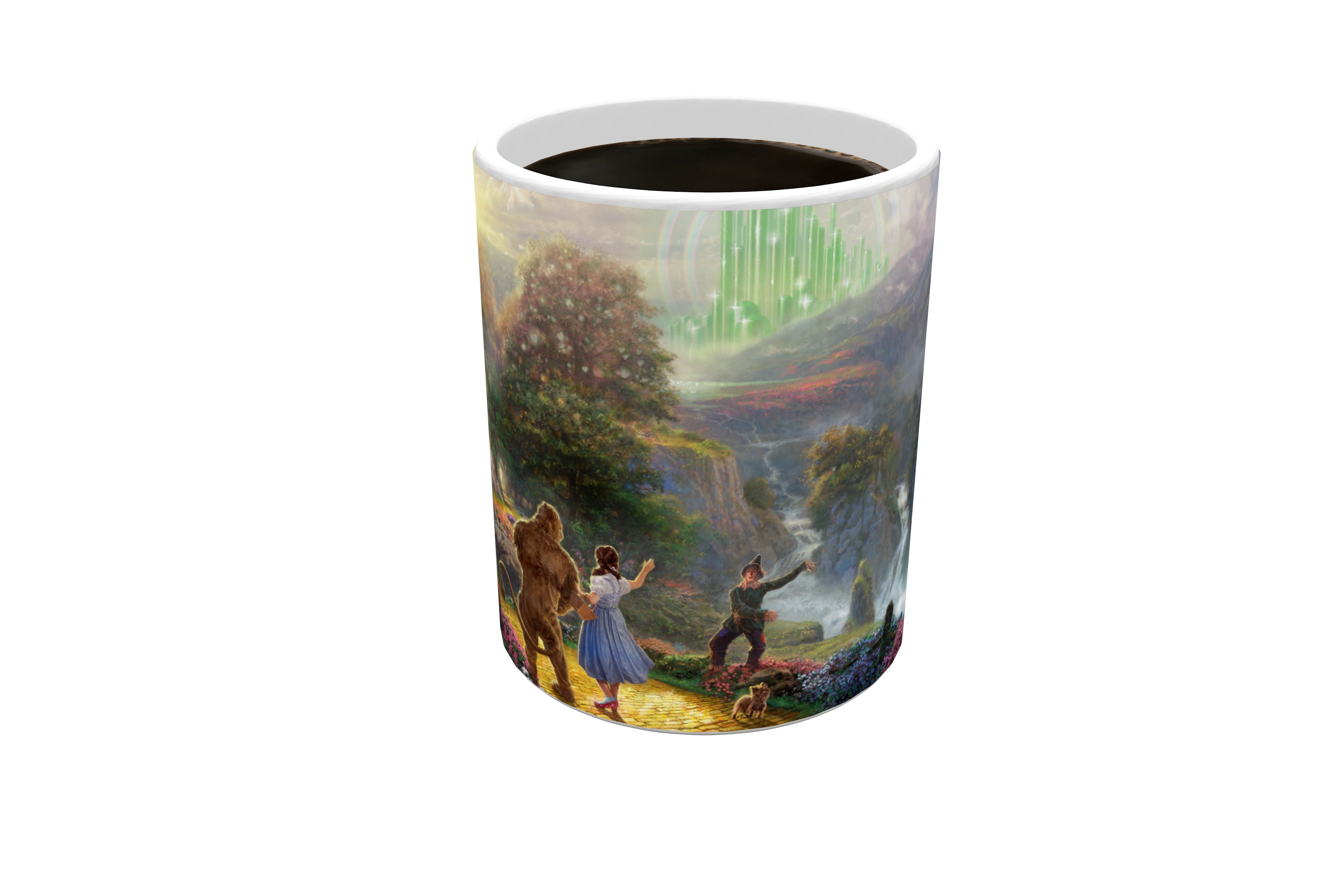 The Wizard of Oz (Dorothy Discovers the Emerald City by Thomas Kinkade Studios) Morphing Mugs® Heat-Sensitive Mug MMUG083