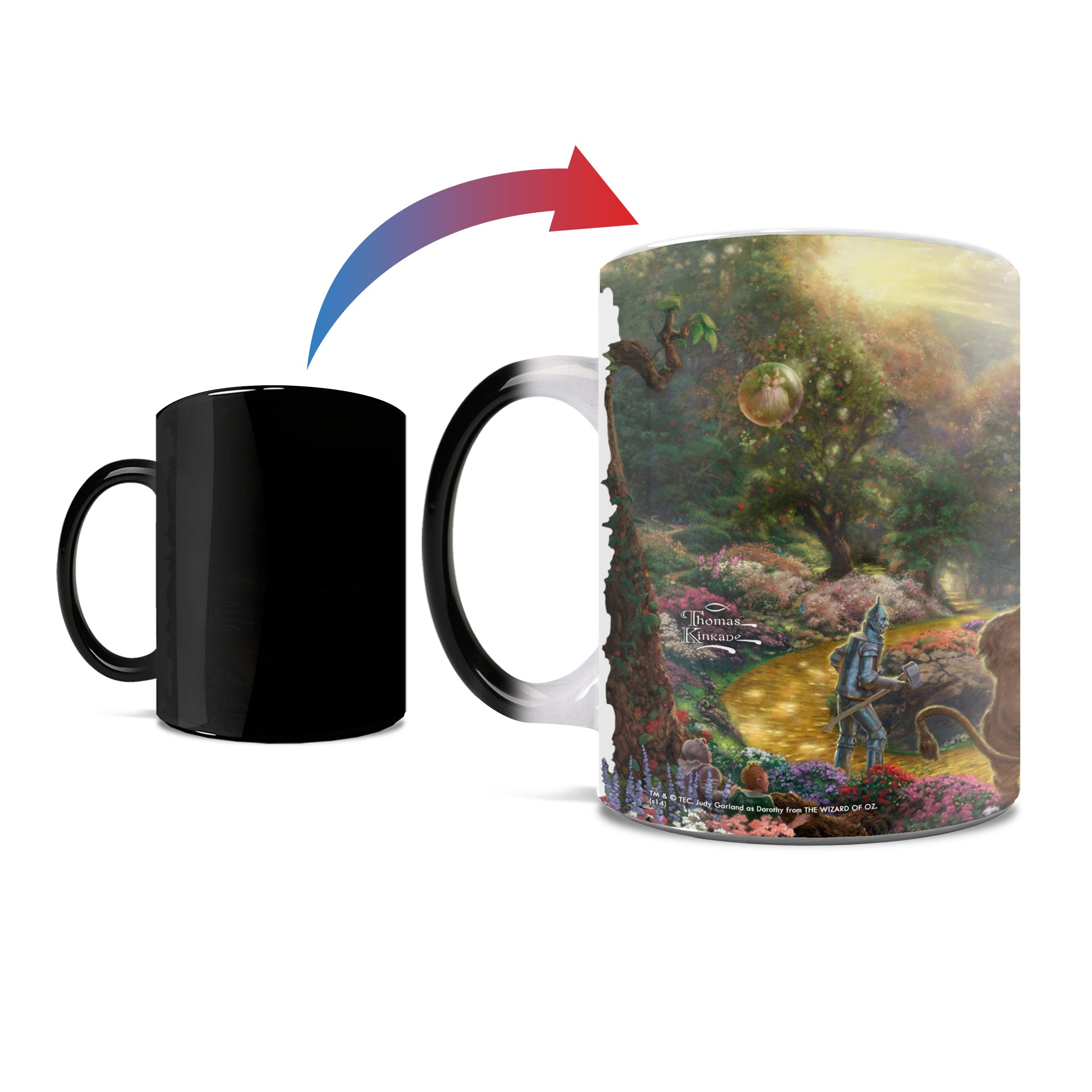 The Wizard of Oz (Dorothy Discovers the Emerald City by Thomas Kinkade Studios) Morphing Mugs® Heat-Sensitive Mug MMUG083