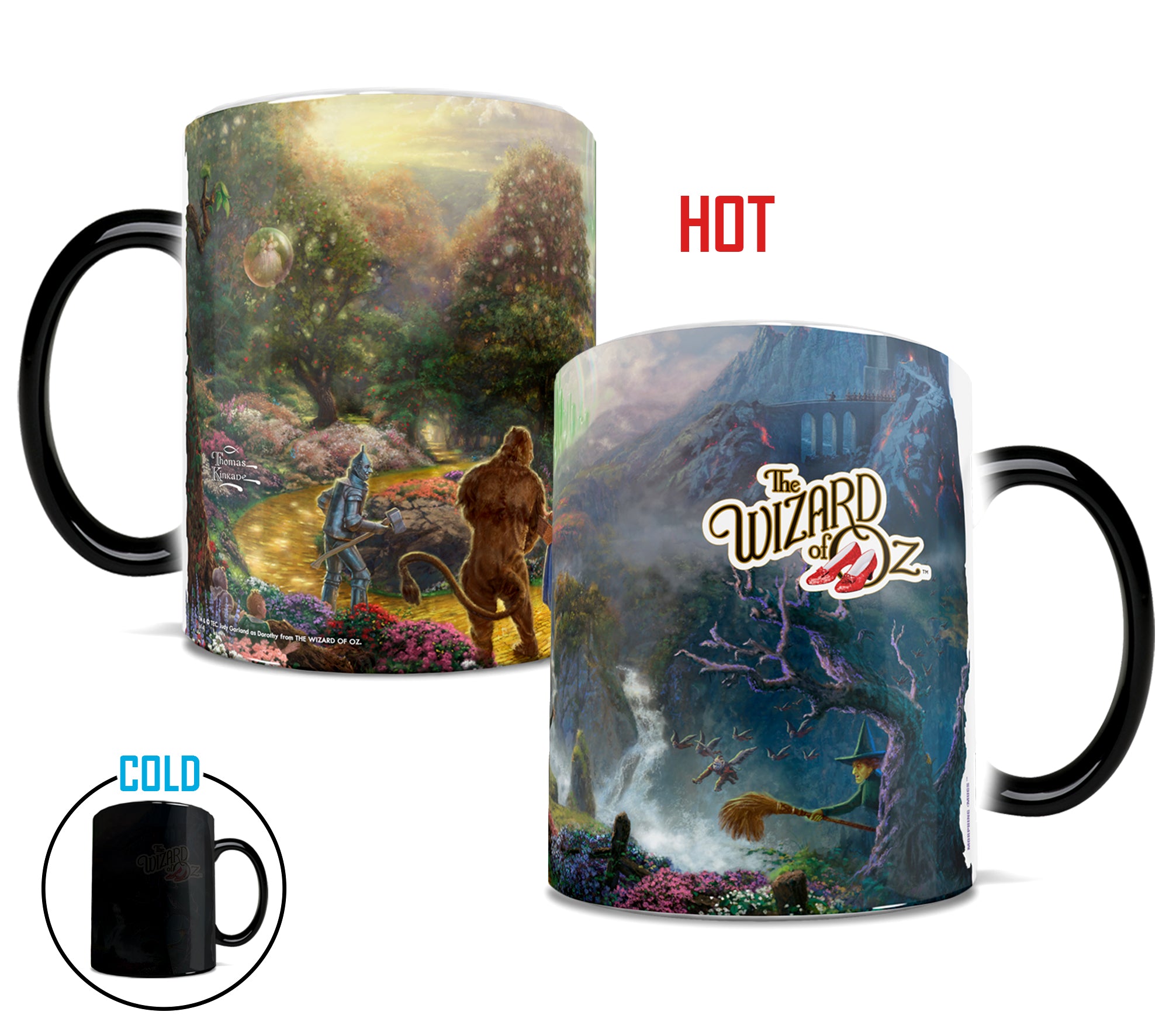 The Wizard of Oz (Dorothy Discovers the Emerald City by Thomas Kinkade) Morphing Mugs® Heat-Sensitive Mug MMUG083