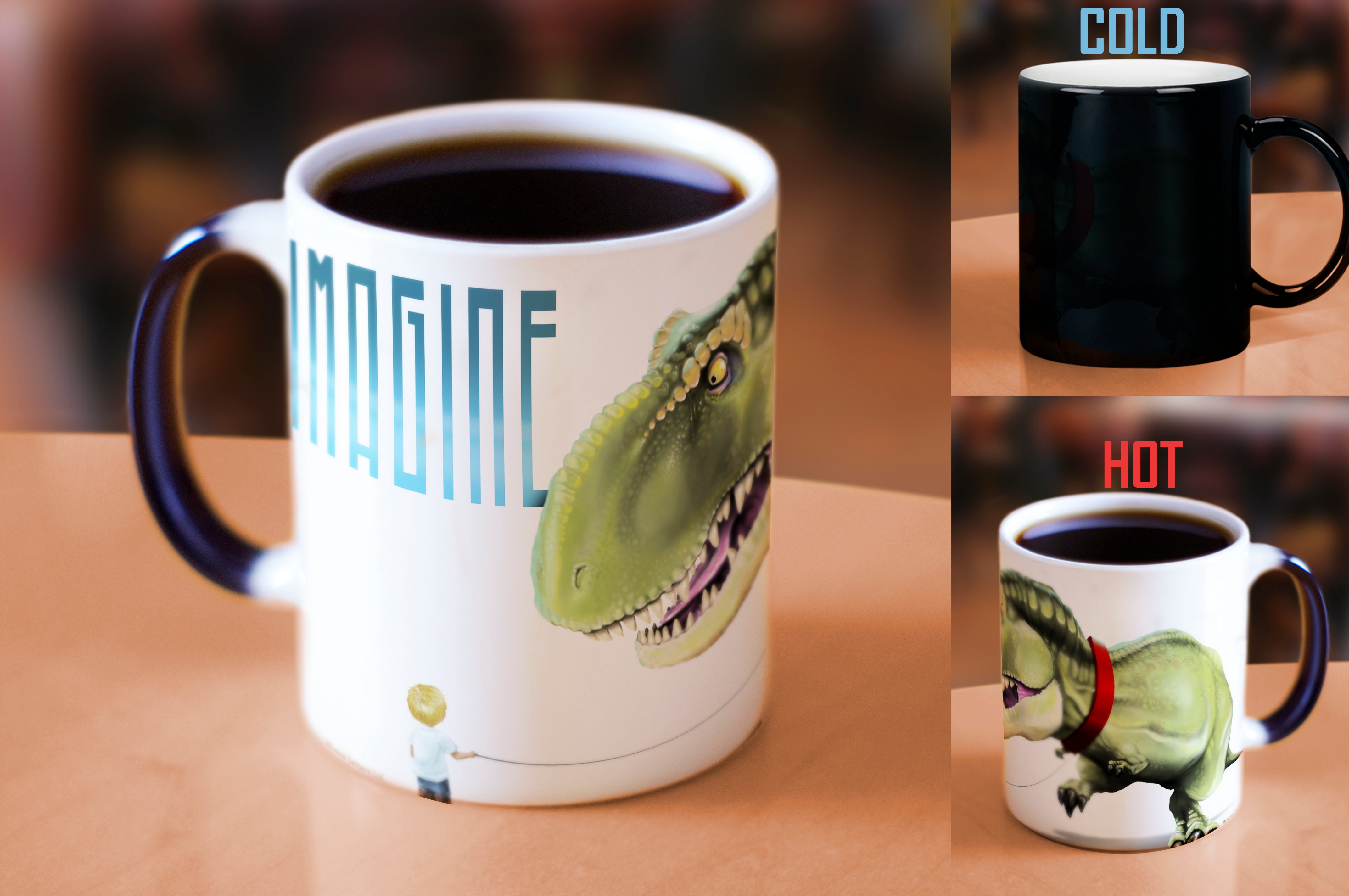 Kids Collection (Imagine My Pet Dinosaur) Morphing Mugs® Heat-Sensitive Mug MMUG086