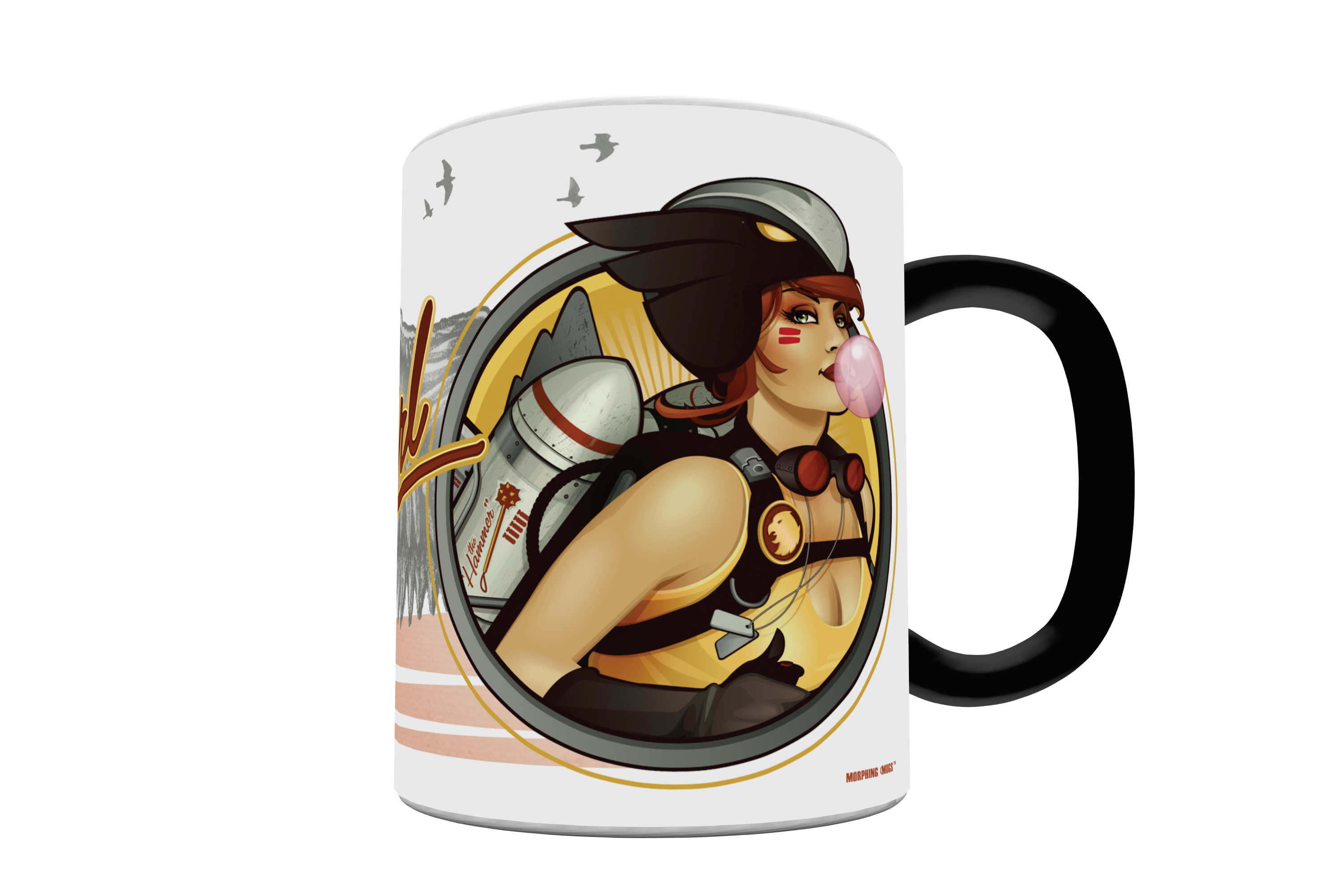 DC Comics (Justice League - Hawkgirl Bombshell) Morphing Mugs® Heat-Sensitive Mug MMUG090