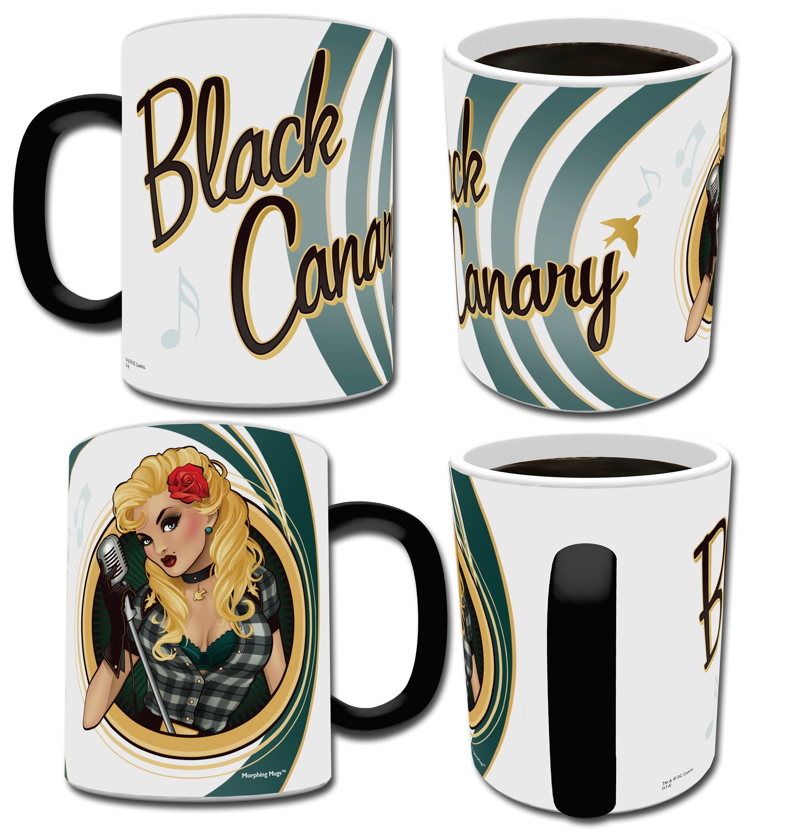 DC Comics (Justice League - Black Canary Bombshell) Morphing Mugs® Heat-Sensitive Mug MMUG091