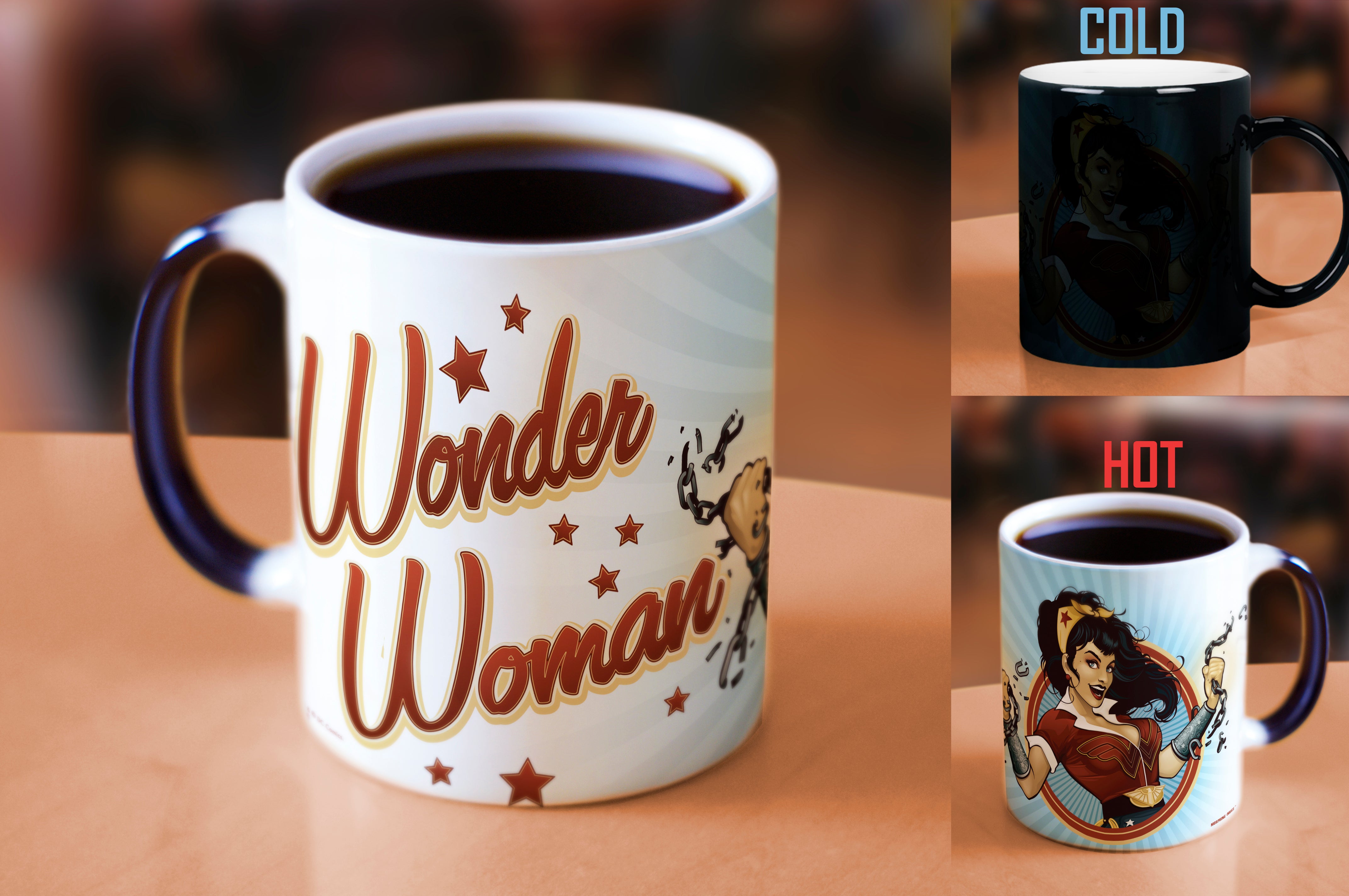 DC Comics (Justice League - Wonder Woman Bombshell) Morphing Mugs® Heat-Sensitive Mug MMUG092