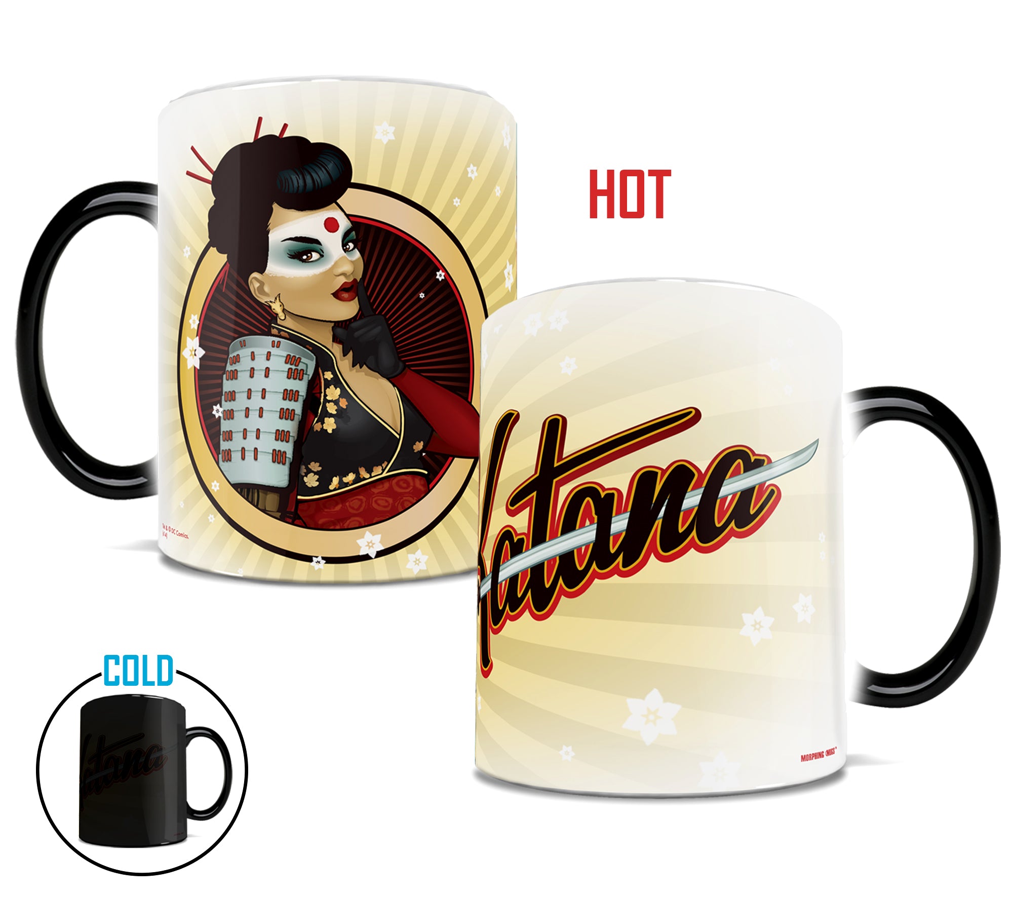 DC Comics (Justice League - Katana Bombshell) Morphing Mugs® Heat-Sensitive Mug MMUG094