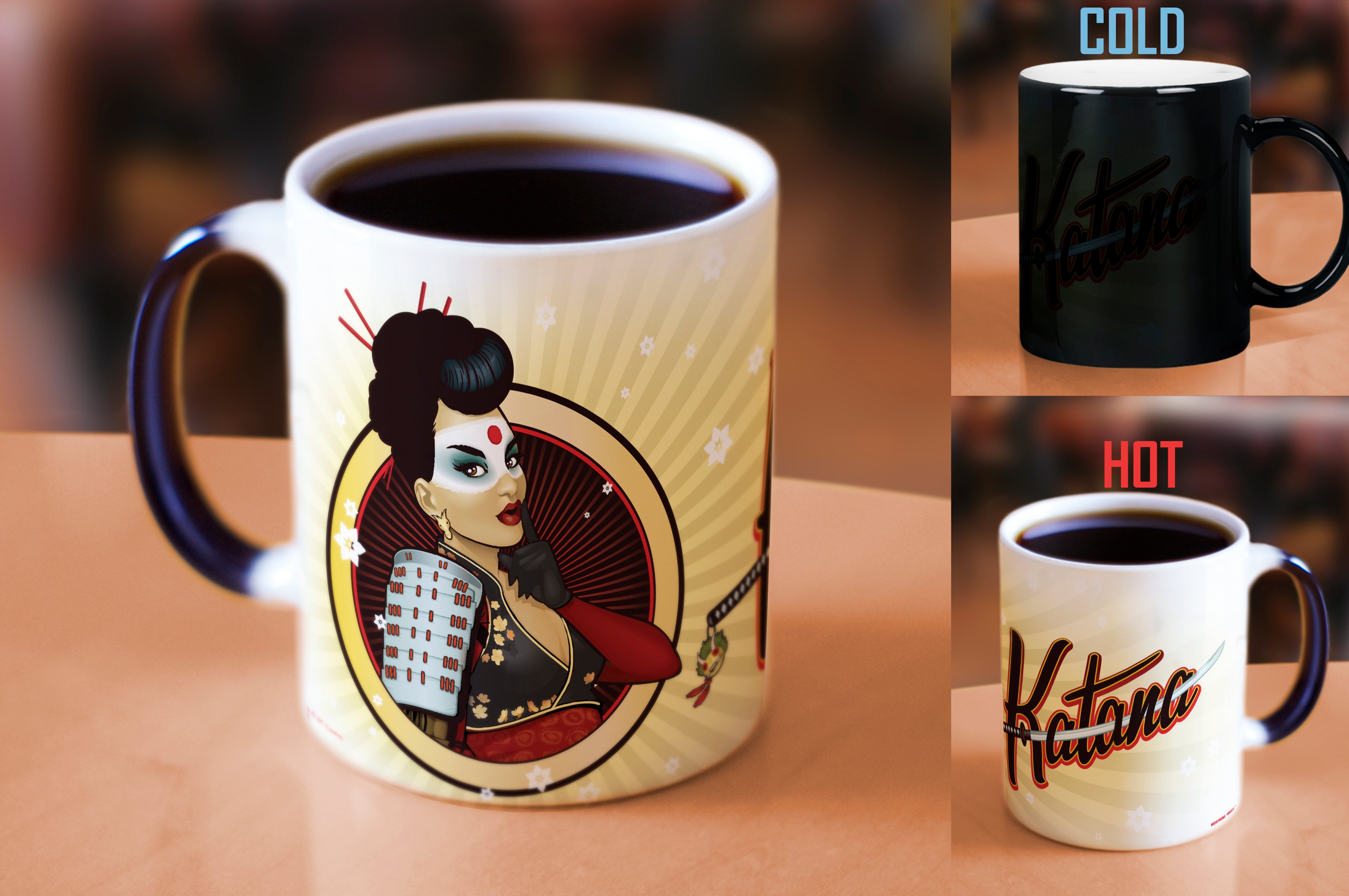 DC Comics (Justice League - Katana Bombshell) Morphing Mugs® Heat-Sensitive Mug MMUG094