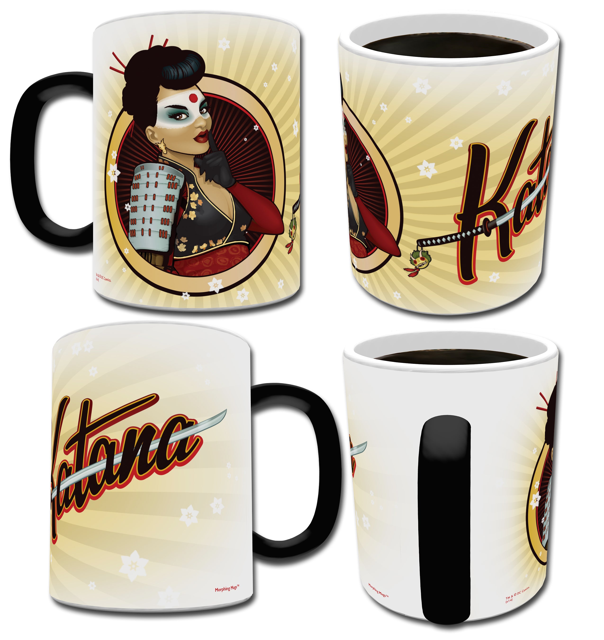 DC Comics (Justice League - Katana Bombshell) Morphing Mugs® Heat-Sensitive Mug MMUG094