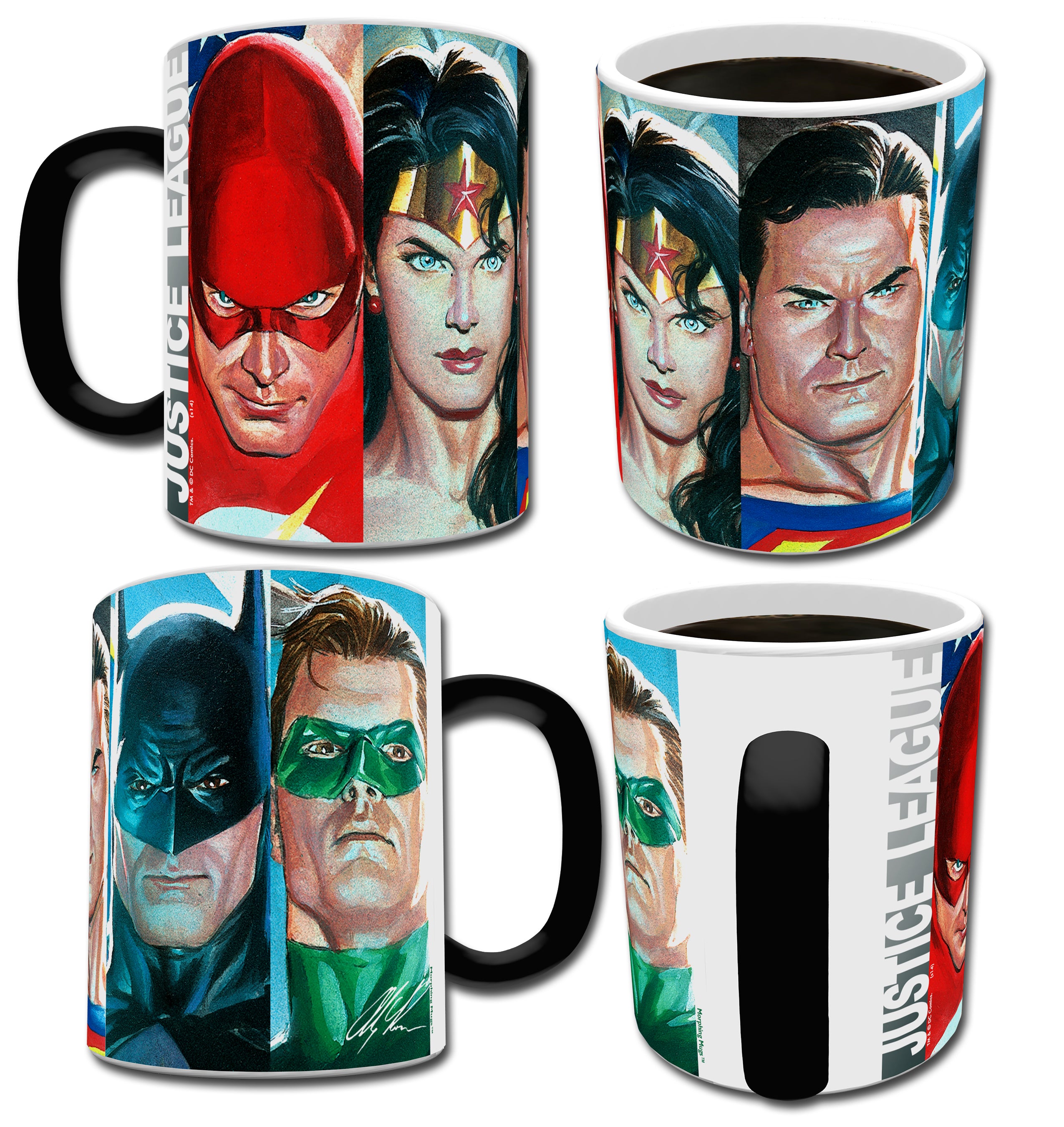 DC Comics (Justice League - The Justice League) Morphing Mugs® Heat-Sensitive Mug MMUG100
