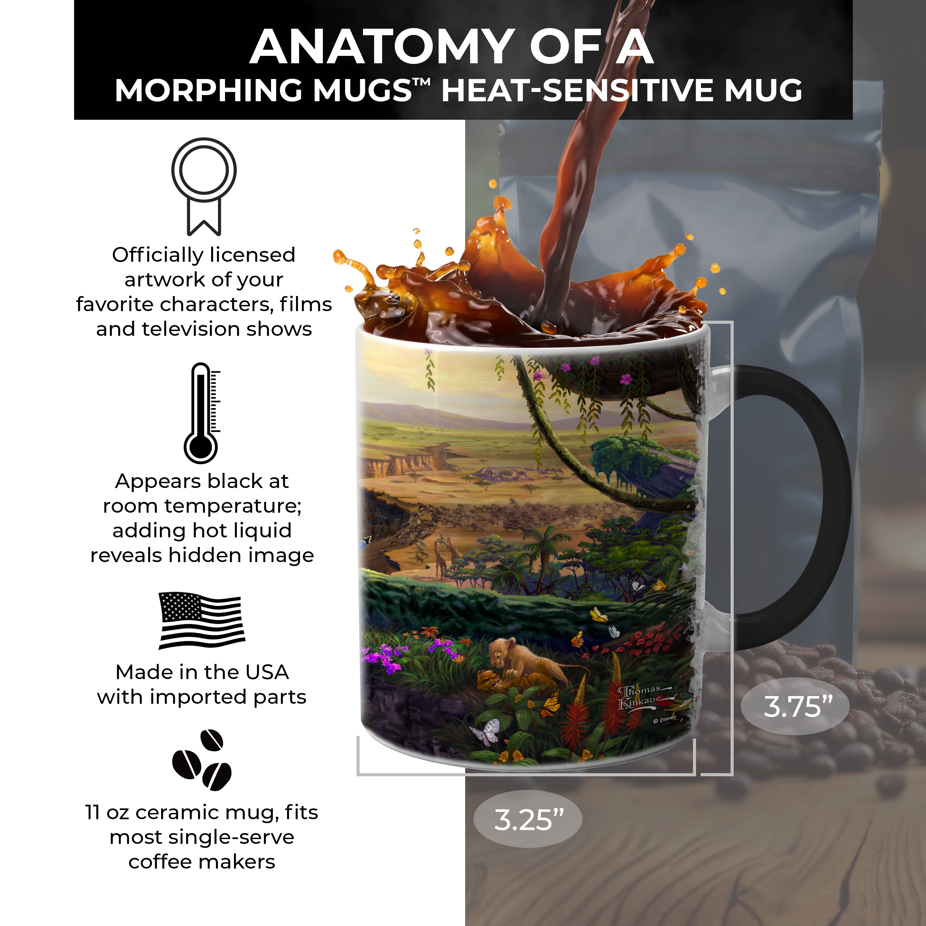 Disney (Lion King Return to Pride Rock) Morphing Mugs®  Heat-Sensitive Mug MMUG1017
