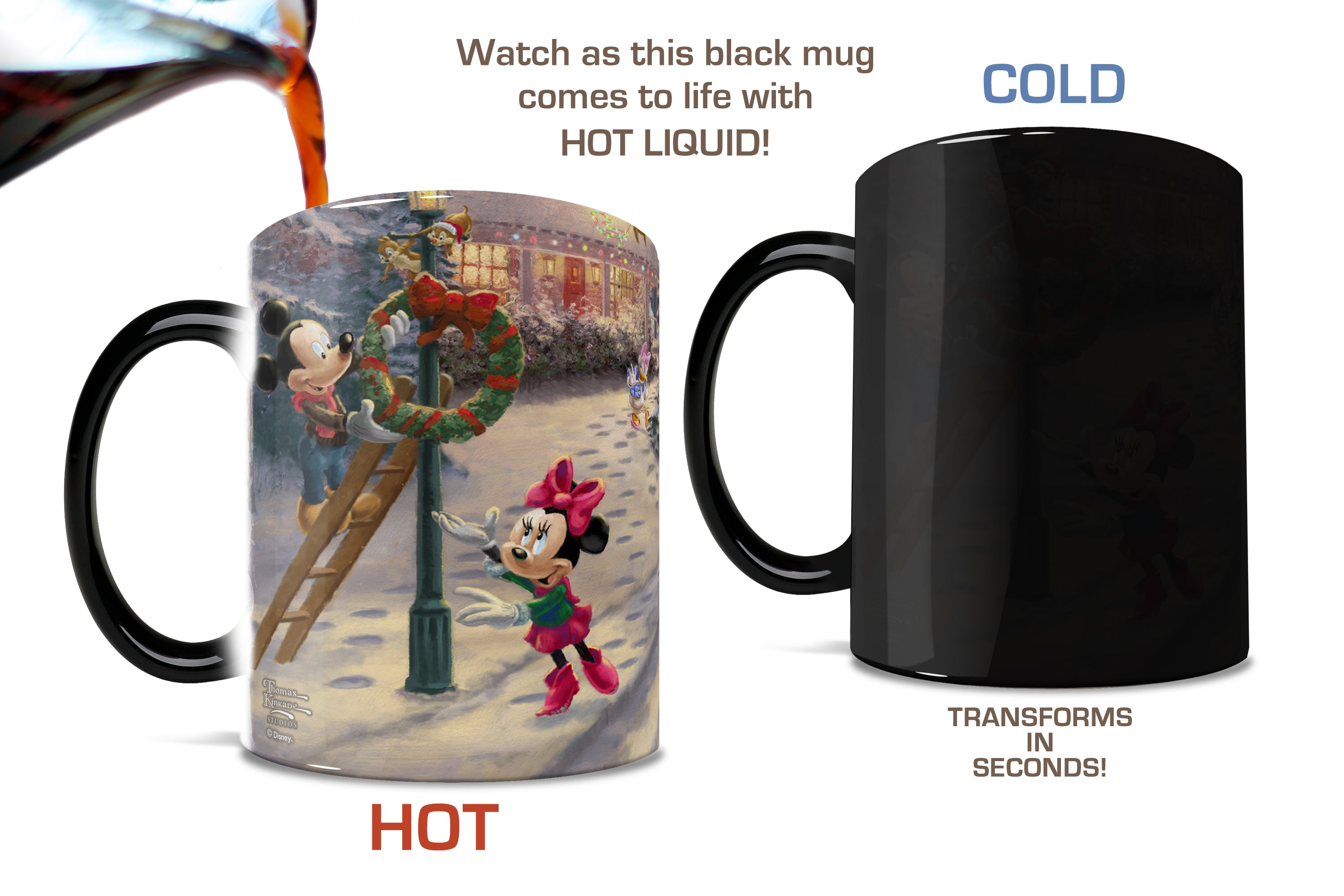 Disney (Mickey Mouses Victorian Christmas) Morphing Mugs®  Heat-Sensitive Mug MMUG1037