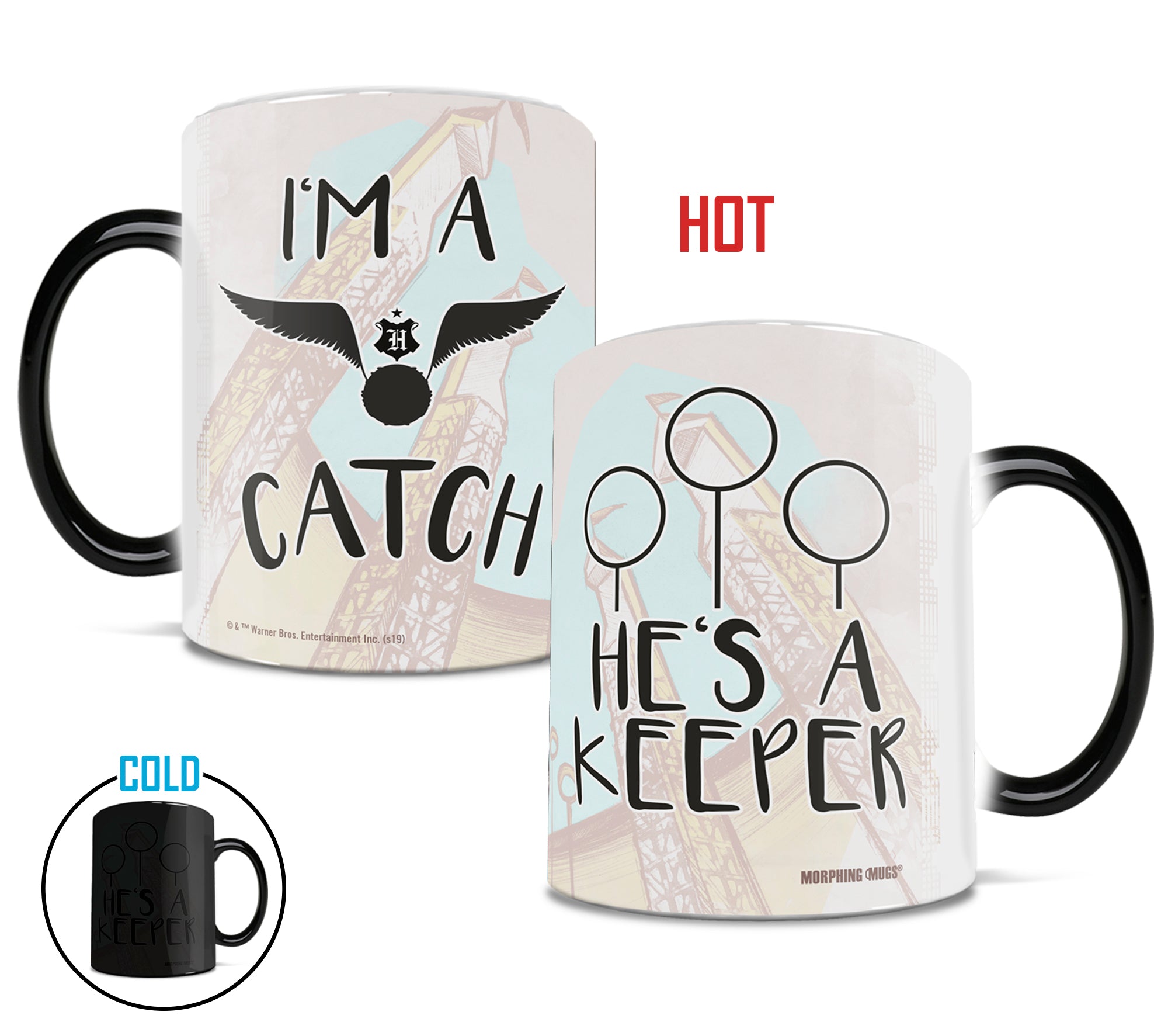Harry Potter (Im a Catch Hes a Keeper) Morphing Mugs®  Heat-Sensitive Mug MMUG1059