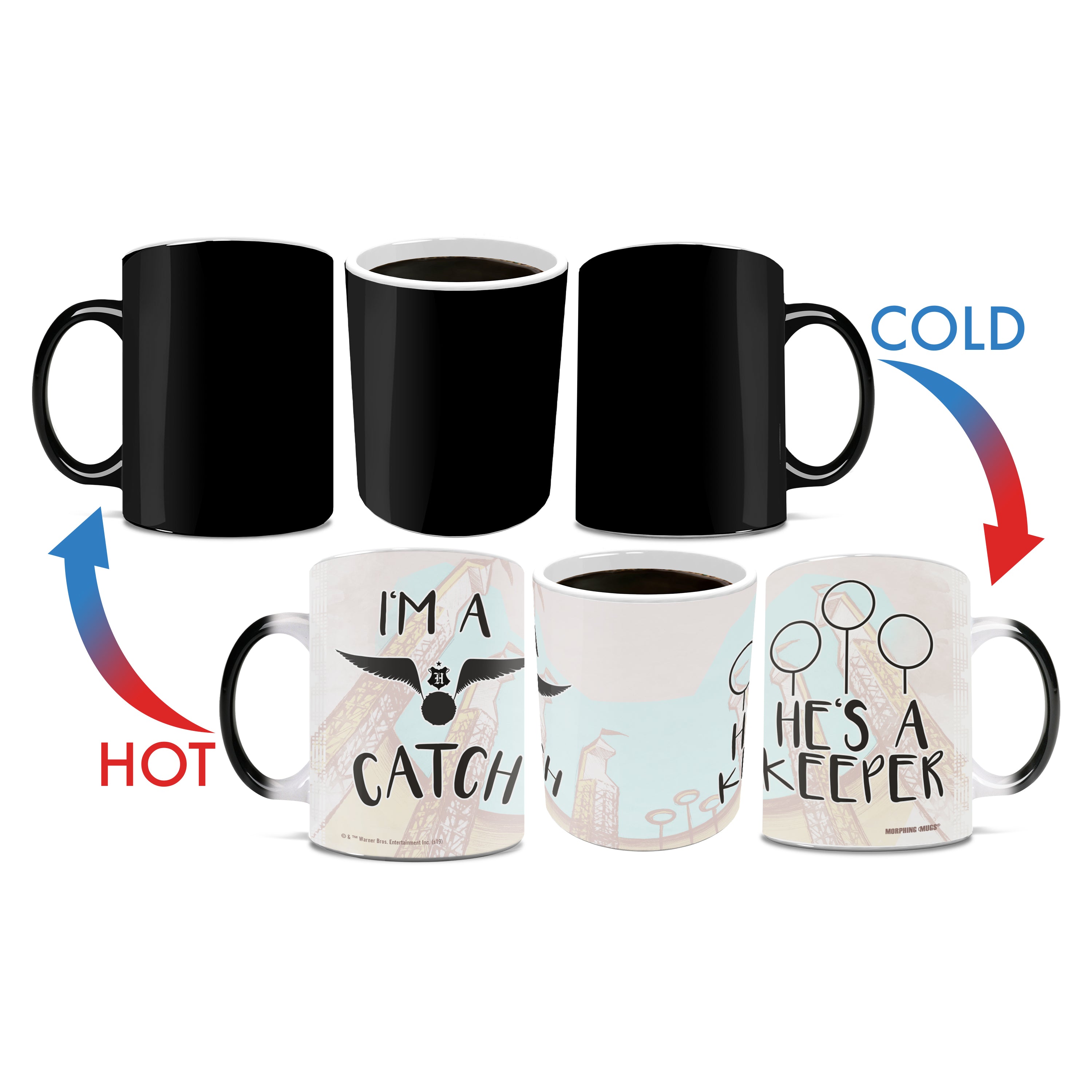 Harry Potter (Im a Catch Hes a Keeper) Morphing Mugs®  Heat-Sensitive Mug MMUG1059