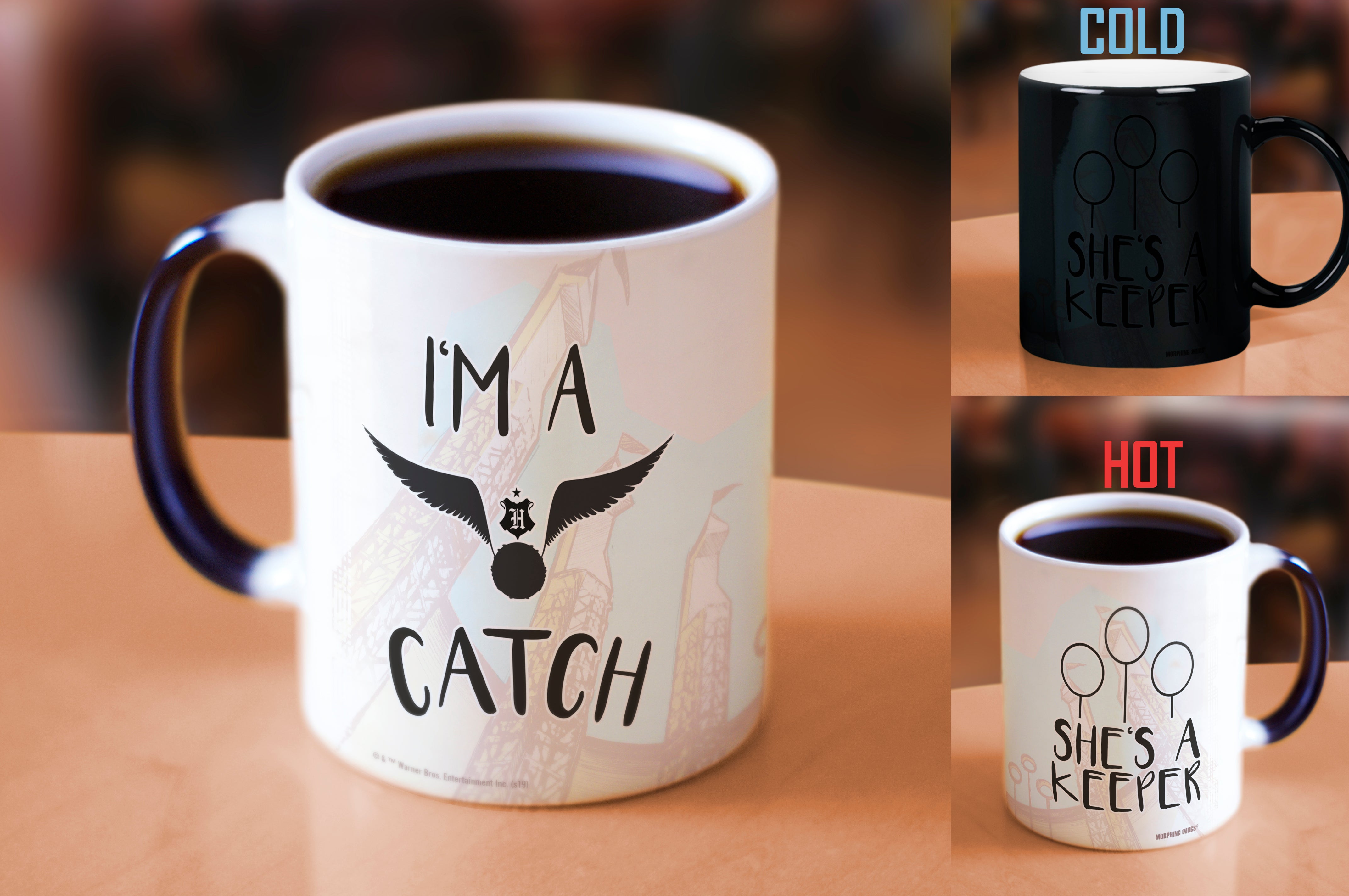 Harry Potter (Im a Catch Shes a Keeper) Morphing Mugs®  Heat-Sensitive Mug MMUG1060