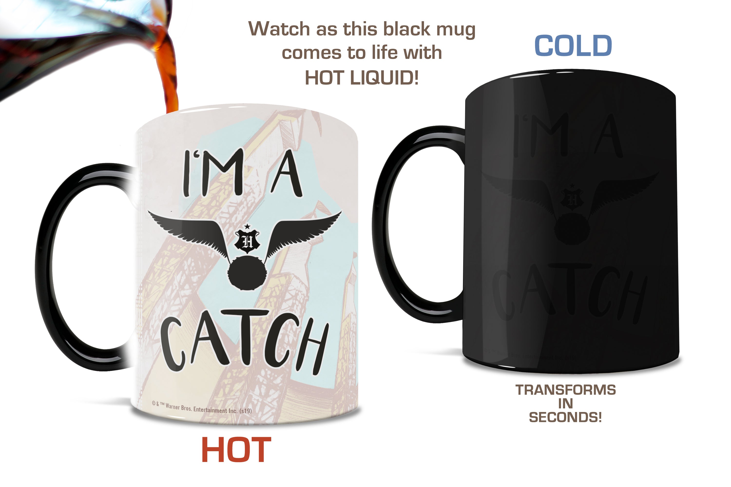 Harry Potter (Im a Catch Shes a Keeper) Morphing Mugs®  Heat-Sensitive Mug MMUG1060