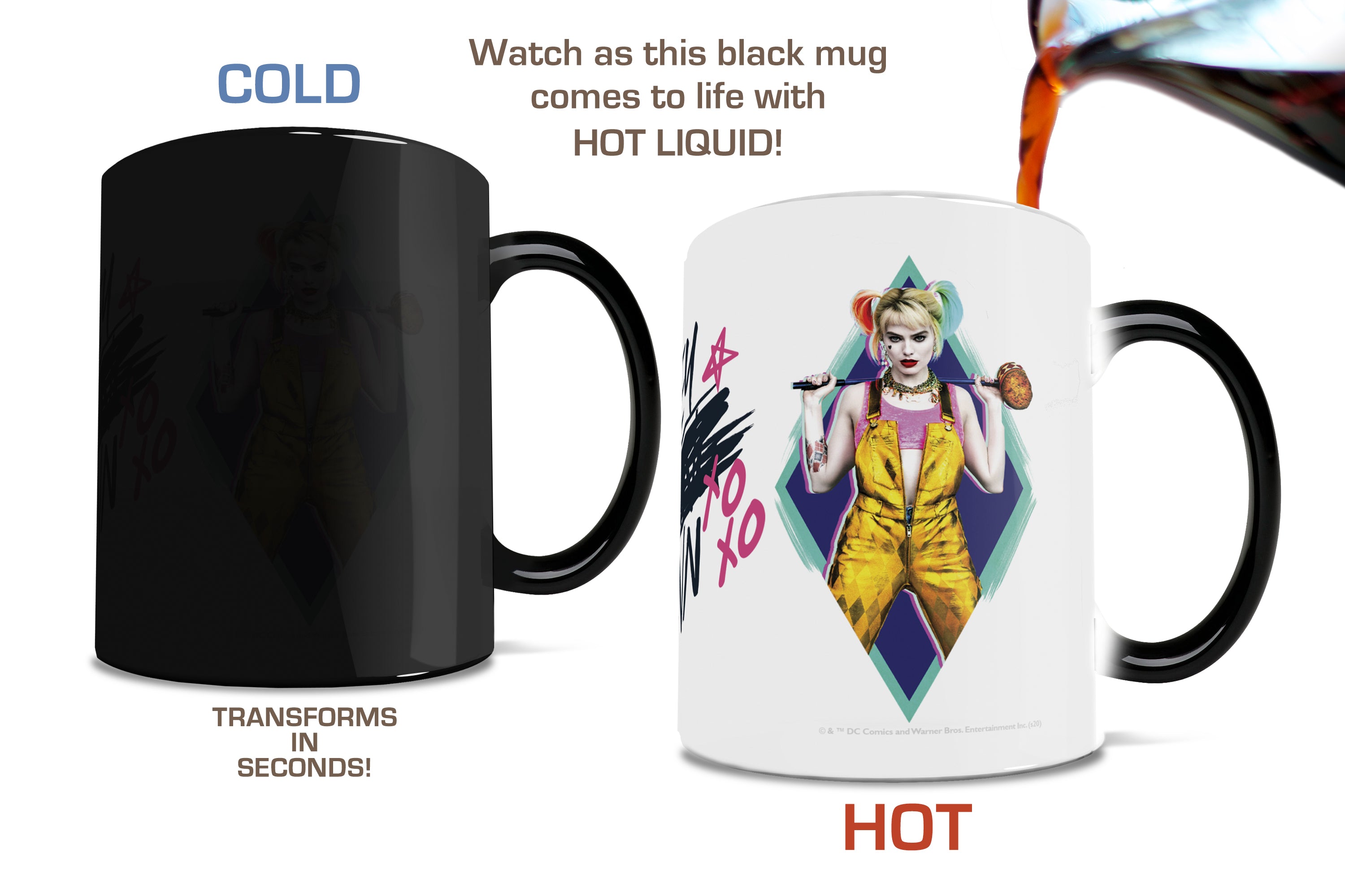 Birds Of Prey (Harley Quinn) Morphing Mugs®  Heat-Sensitive Mug MMUG1069
