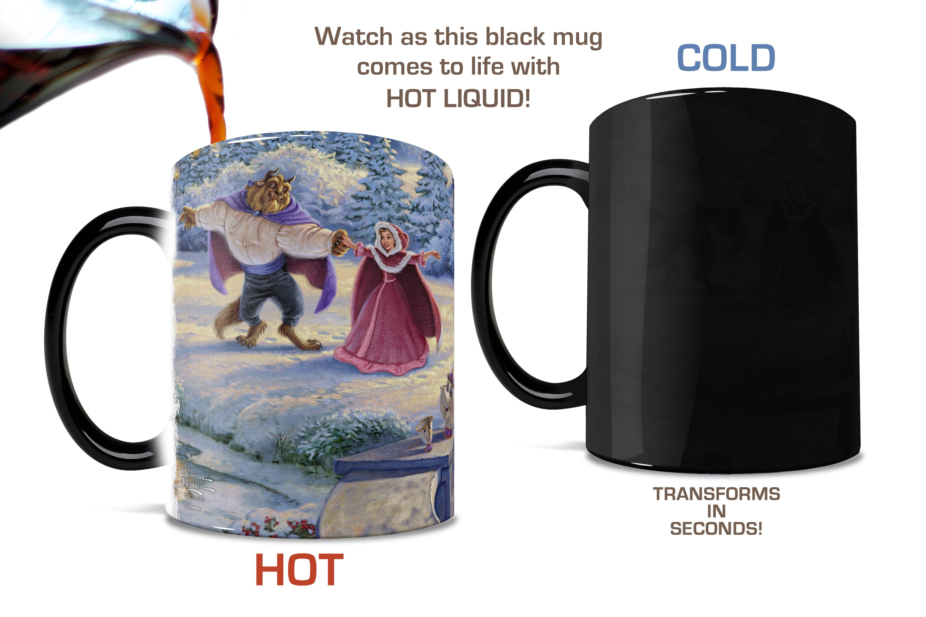 Disney (Beauty and the Beasts Winter Enchantment) Morphing Mugs®  Heat-Sensitive Mug MMUG1074
