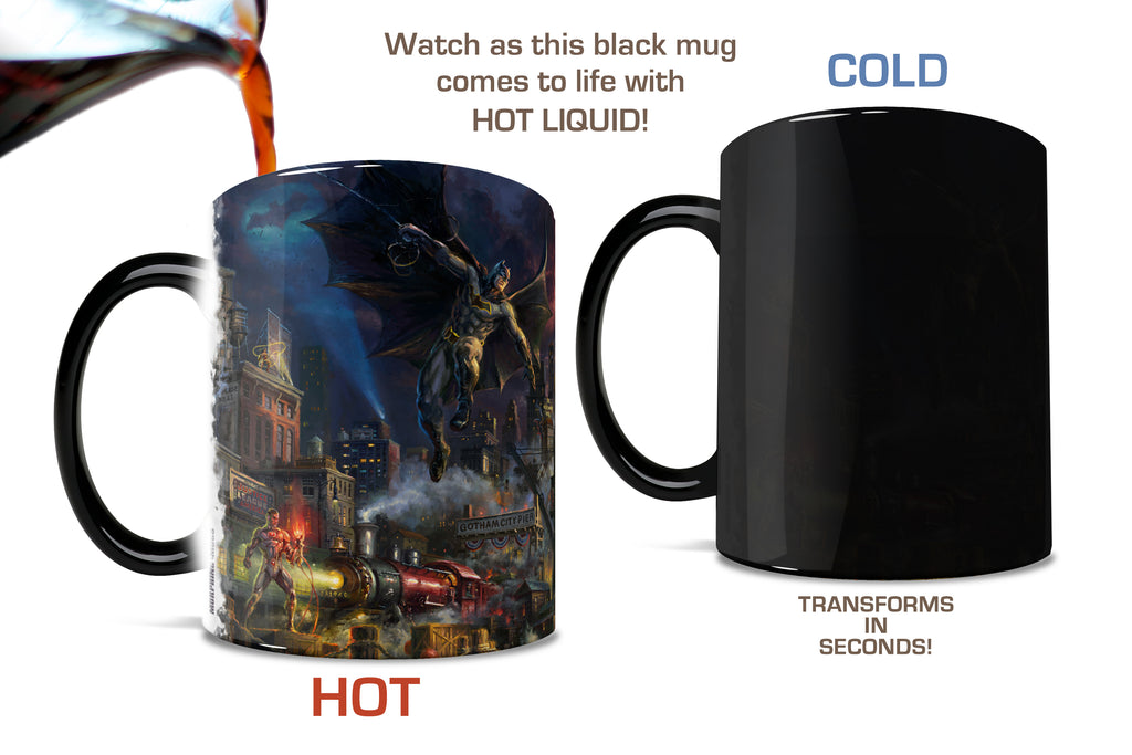 DC Comics (Justice League Showdown at Gotham City Pier) Morphing Mugs®  Heat-Sensitive Mug MMUG1087