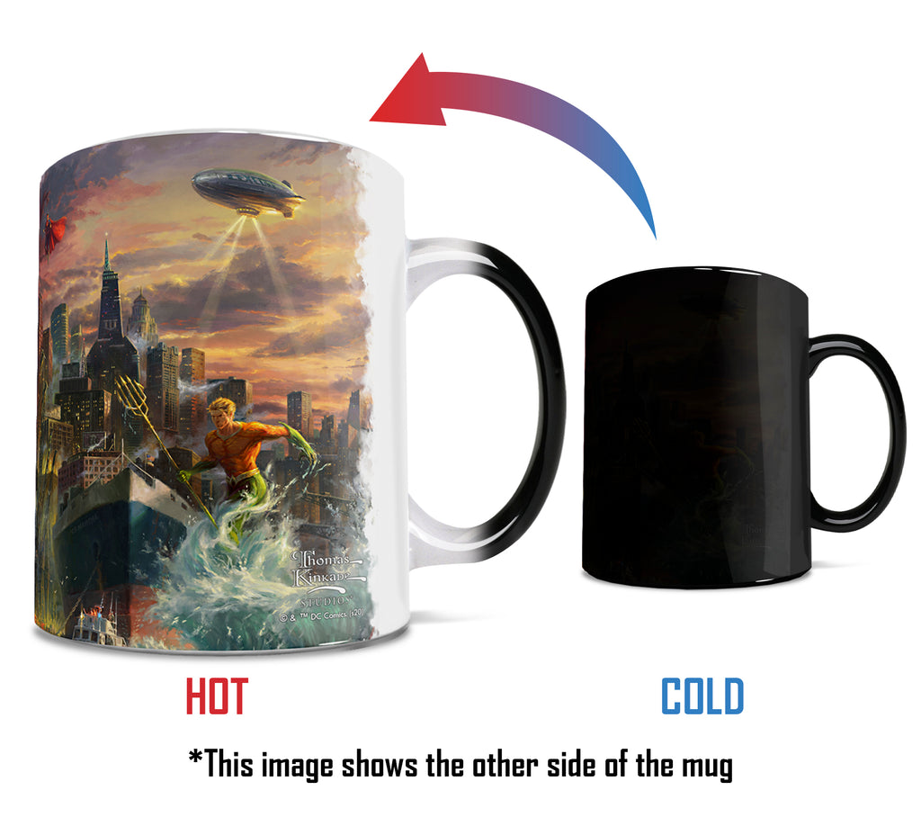 DC Comics (Justice League Showdown at Gotham City Pier) Morphing Mugs®  Heat-Sensitive Mug MMUG1087