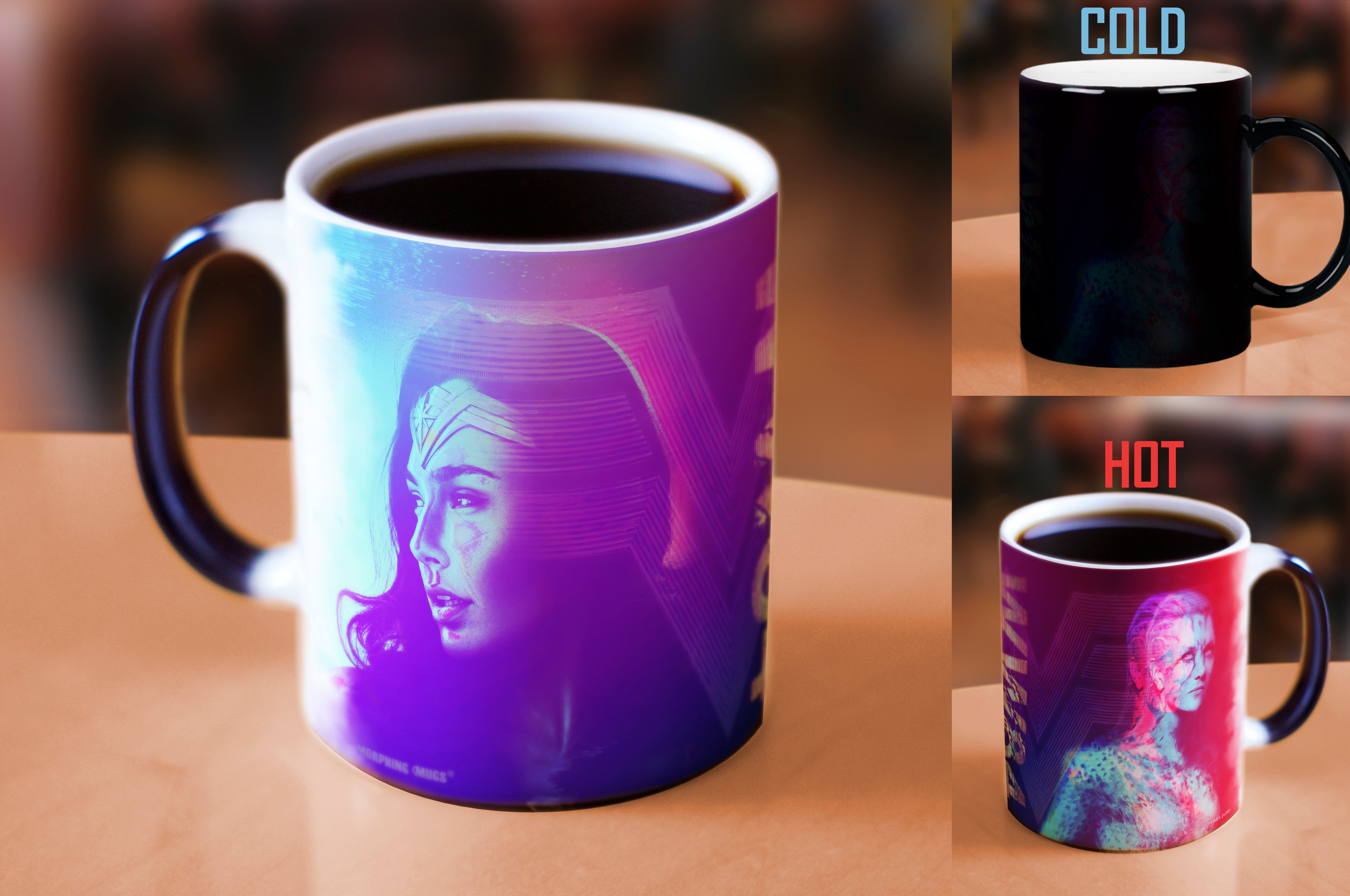 Wonder Woman 1984 (Wonder Woman Versus The Cheetah) Morphing Mugs®  Heat-Sensitive Mug MMUG1092