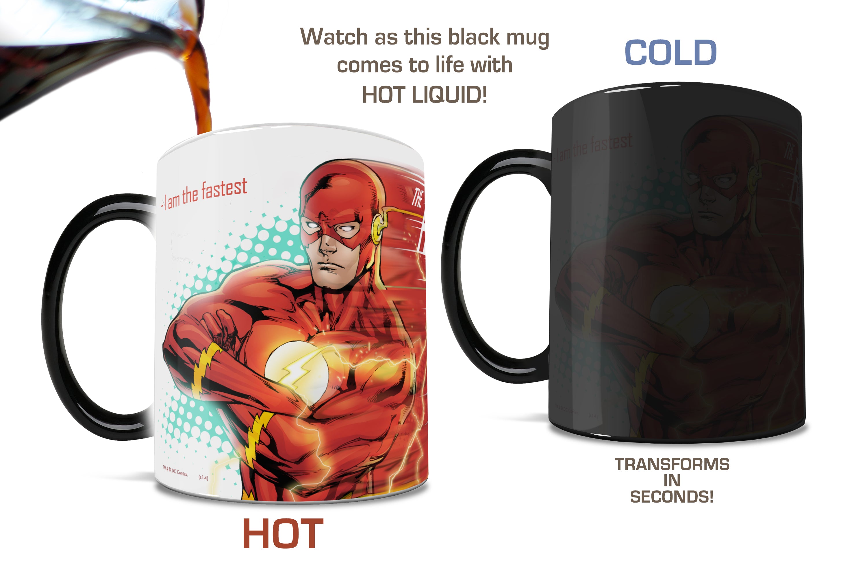 DC Comics (Justice League - Flash) Morphing Mugs® Heat-Sensitive Mug MMUG109