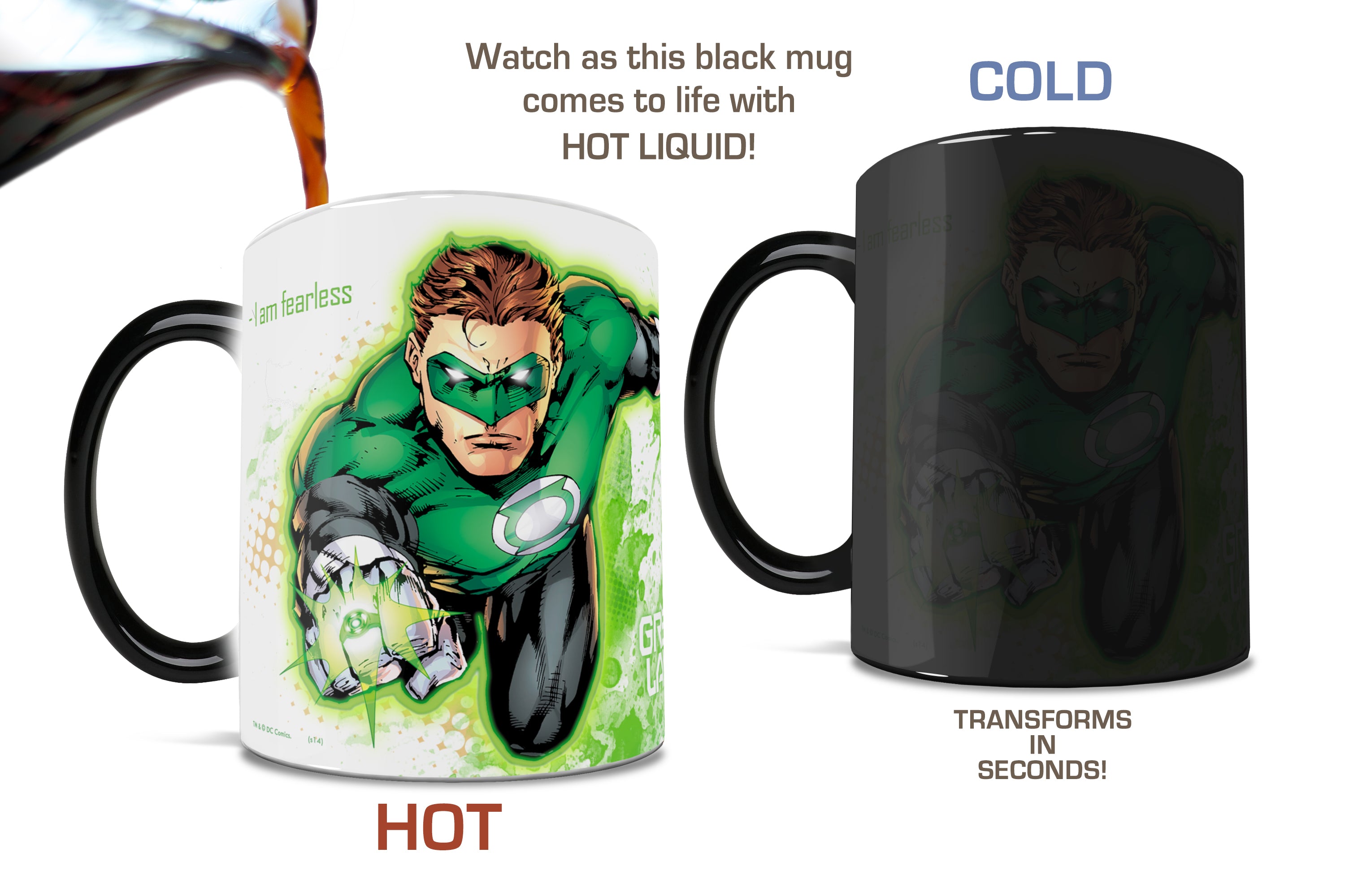 DC Comics (Justice League - Green Lantern) Morphing Mugs® Heat-Sensitive Mug MMUG110