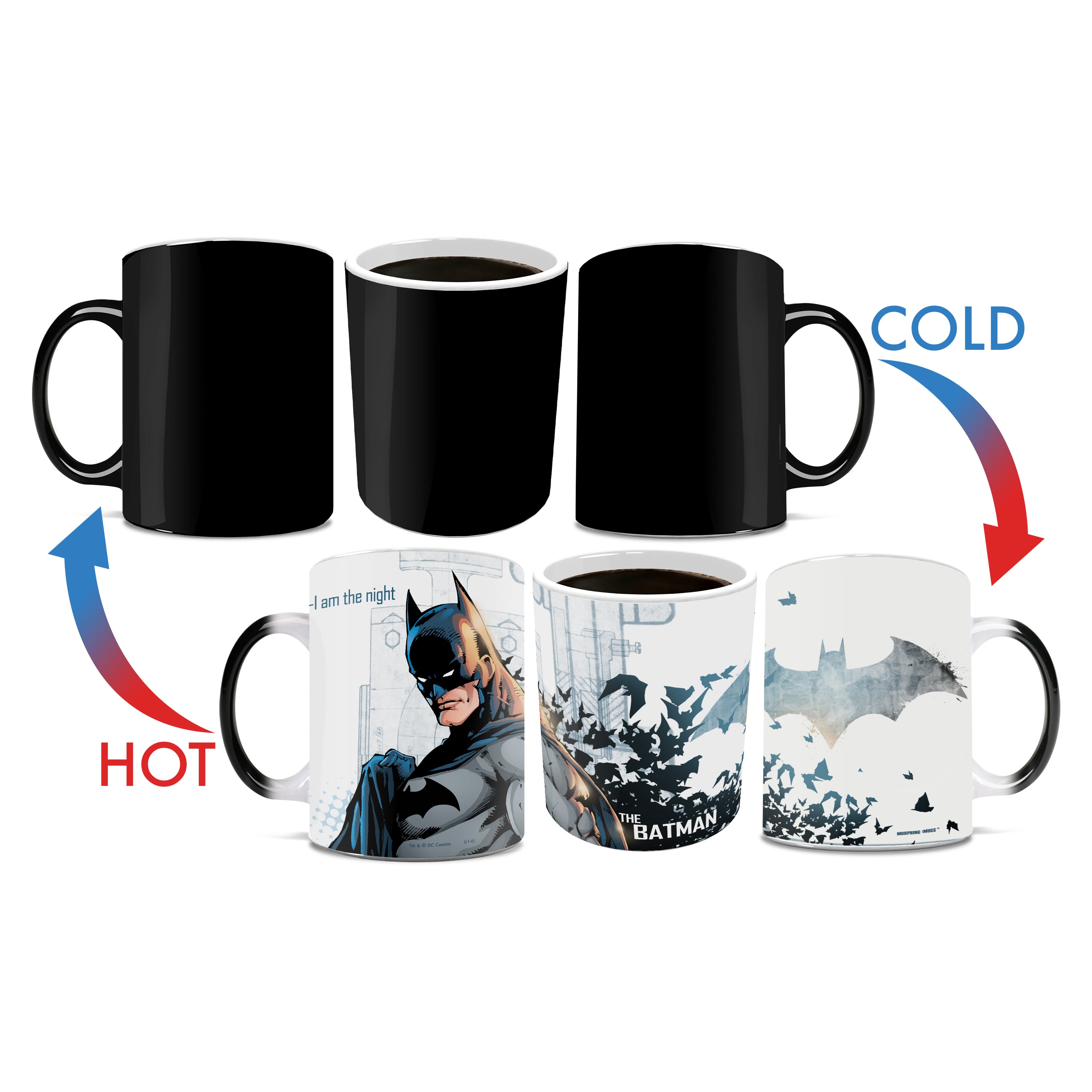 DC Comics (Justice League - Batman) Morphing Mugs® Heat-Sensitive Mug MMUG111
