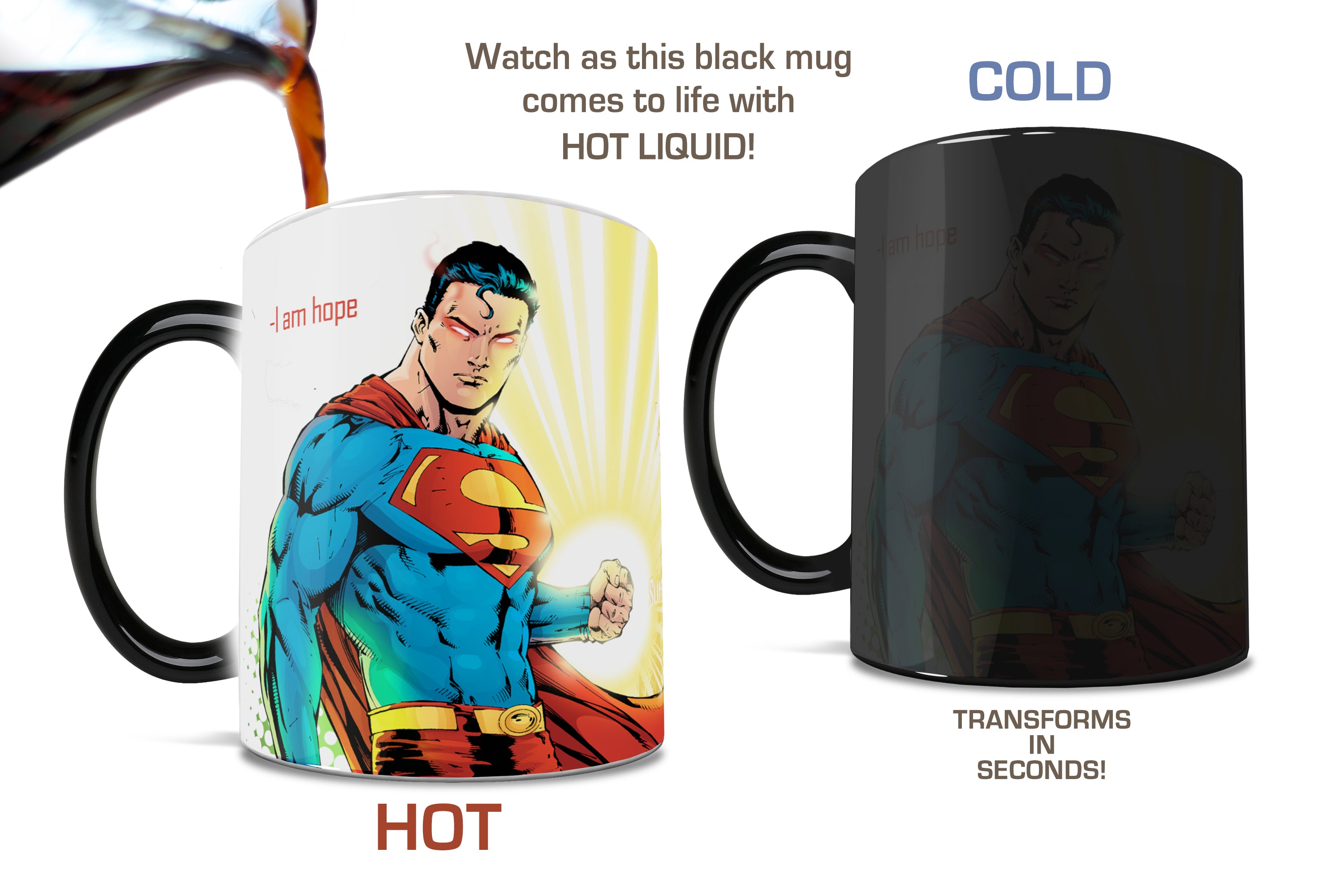 DC Comics (Justice League - Superman) Morphing Mugs® Heat-Sensitive Mug MMUG112