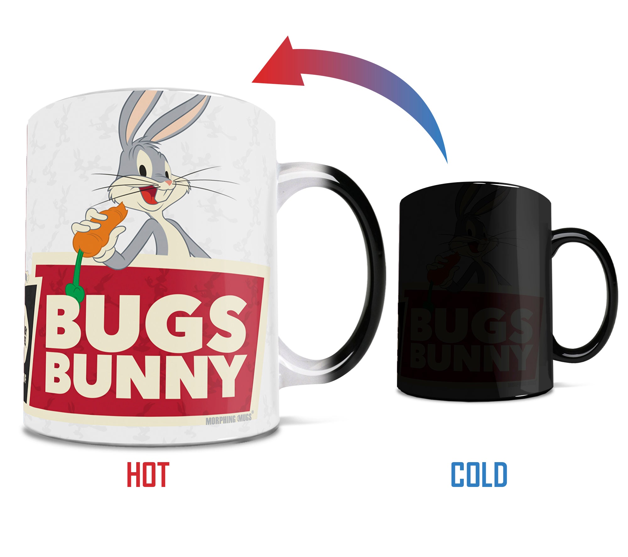 Looney Tunes (Bugs Bunny 80th Anniversary) Morphing Mugs®  Heat-Sensitive Mug MMUG1134