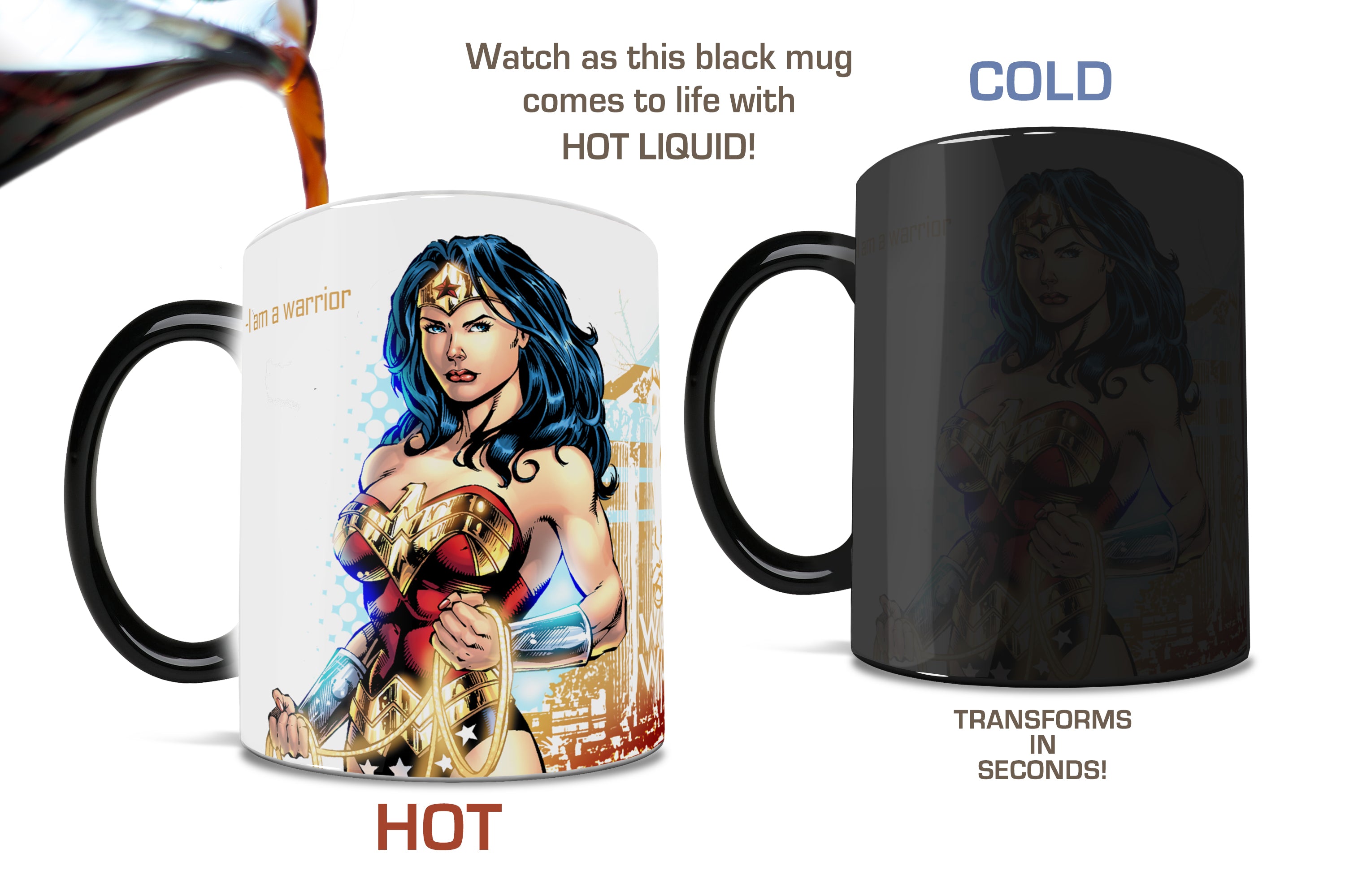 DC Comics (Justice League - Wonder Woman) Morphing Mugs® Heat-Sensitive Mug MMUG113