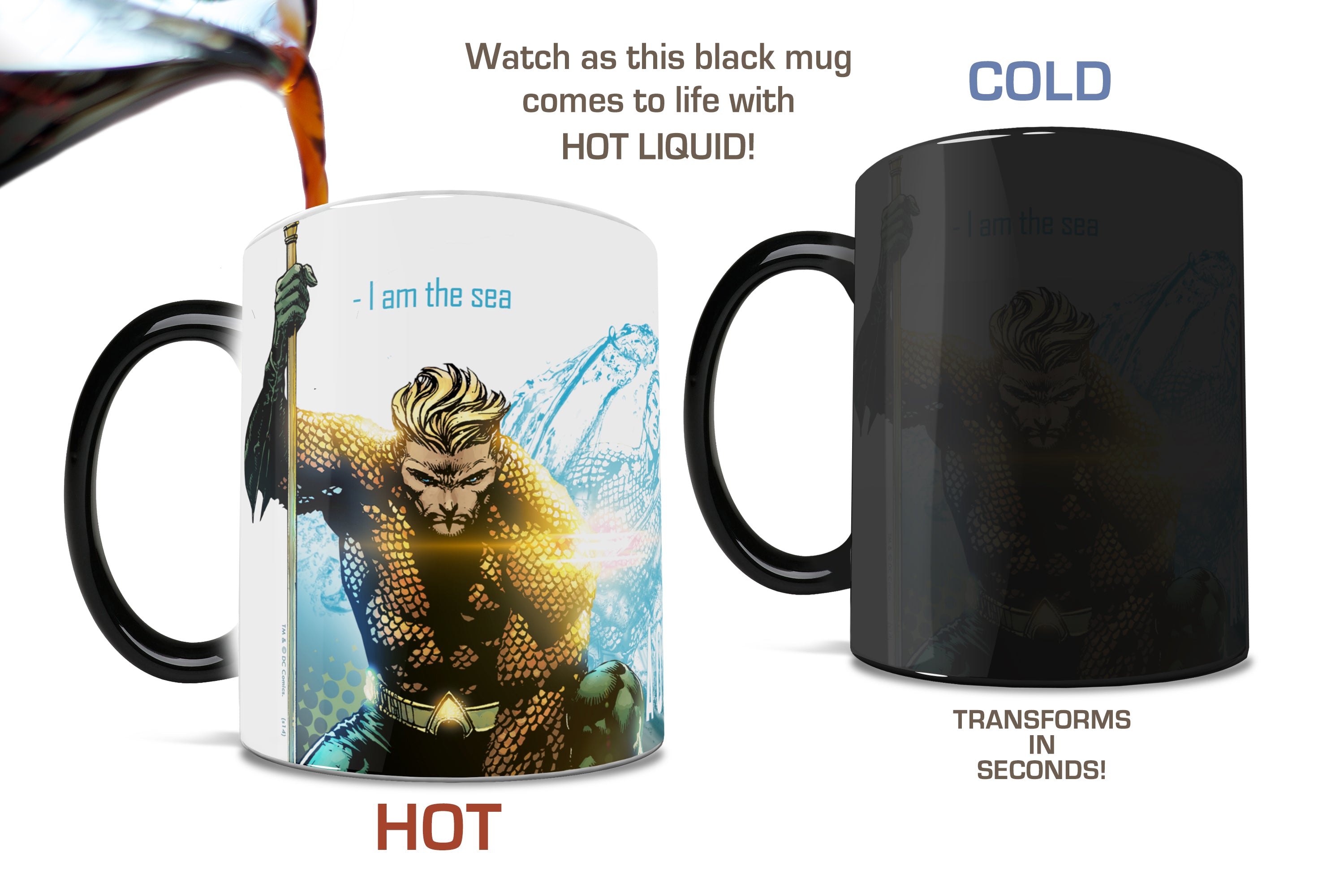 DC Comics (Justice League - Aquaman) Morphing Mugs® Heat-Sensitive Mug MMUG114