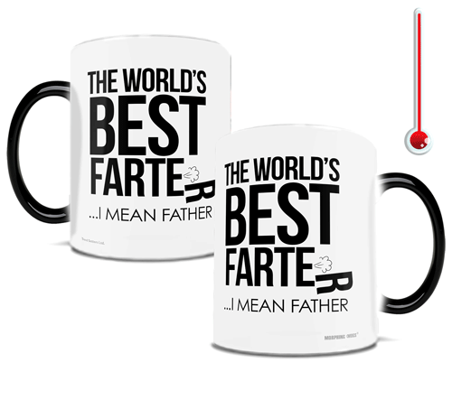 Parent Collection (The Worlds Best Farter - Father) Morphing Mugs® Heat-Sensitive Mug MMUG1160