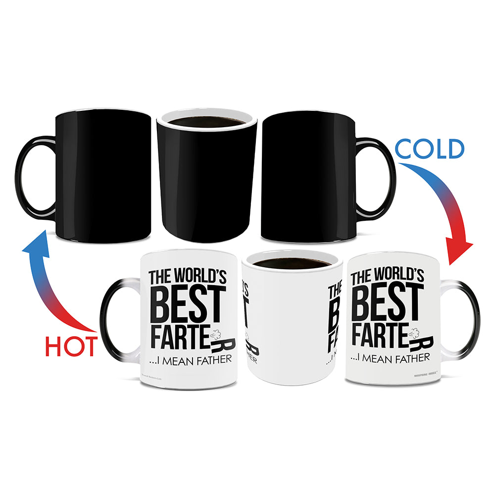 Parent Collection (The Worlds Best Farter - Father) Morphing Mugs® Heat-Sensitive Mug MMUG1160