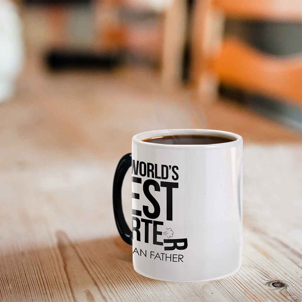 Parent Collection (The Worlds Best Farter - Father) Morphing Mugs® Heat-Sensitive Mug MMUG1160