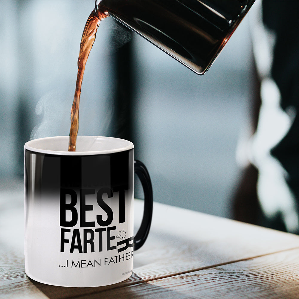 Parent Collection (The Worlds Best Farter - Father) Morphing Mugs® Heat-Sensitive Mug MMUG1160
