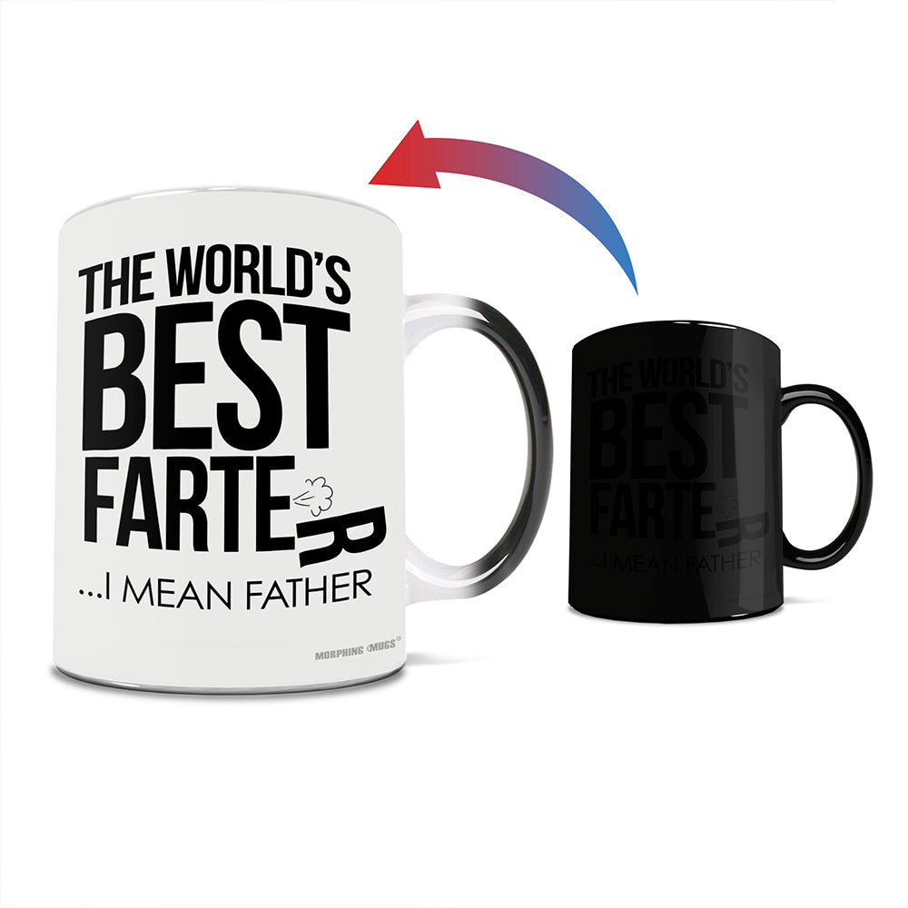Parent Collection (The Worlds Best Farter - Father) Morphing Mugs® Heat-Sensitive Mug MMUG1160