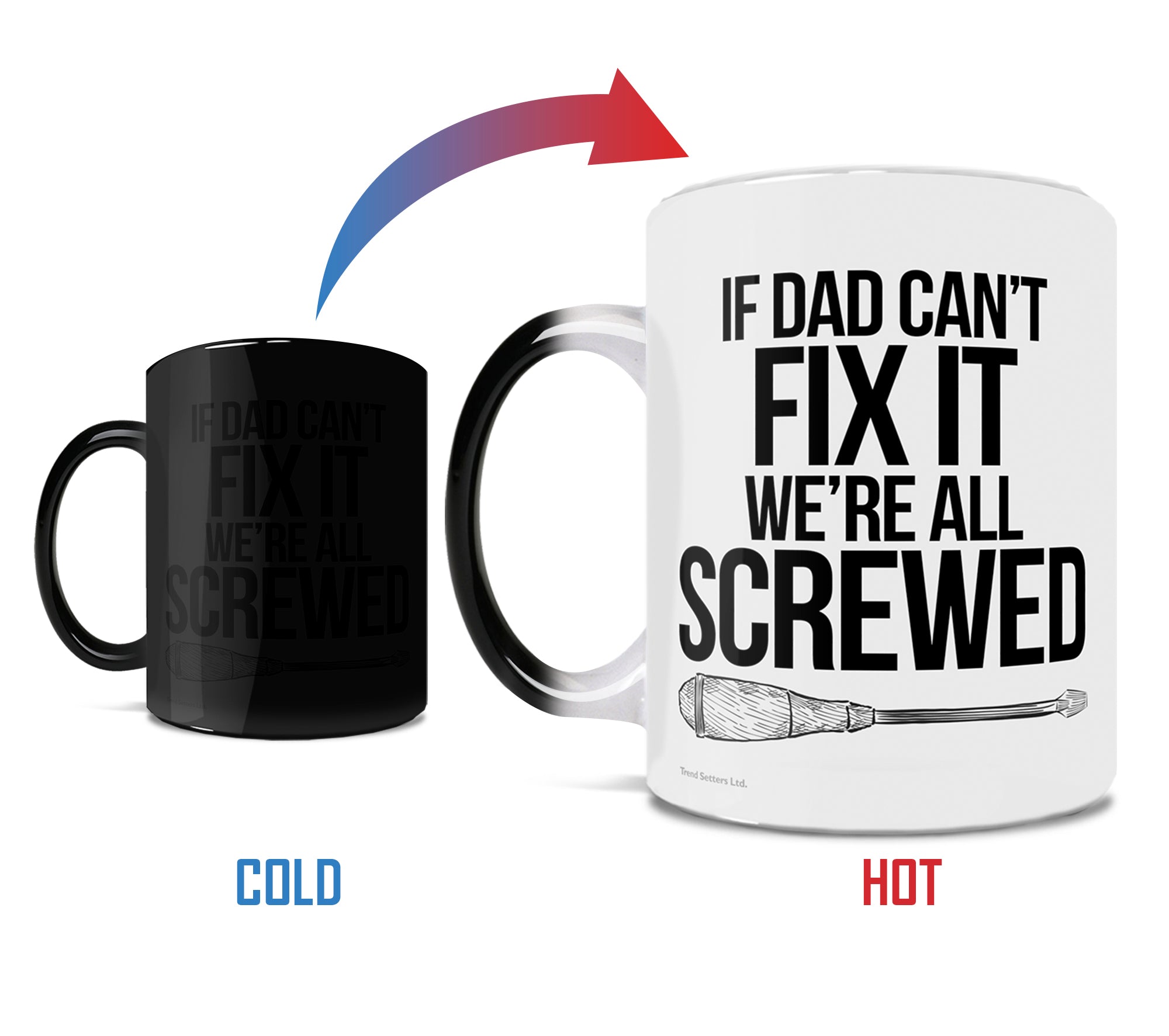 Parent Collection (If Dad Cant Fix It) Morphing Mugs®  Heat-Sensitive Mug MMUG1162