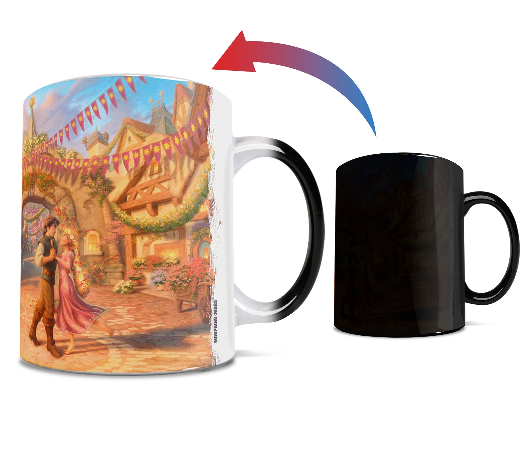 Disney (Rapunzel Dancing in the Sunlit Courtyard) Morphing Mugs®  Heat-Sensitive Mug MMUG1165