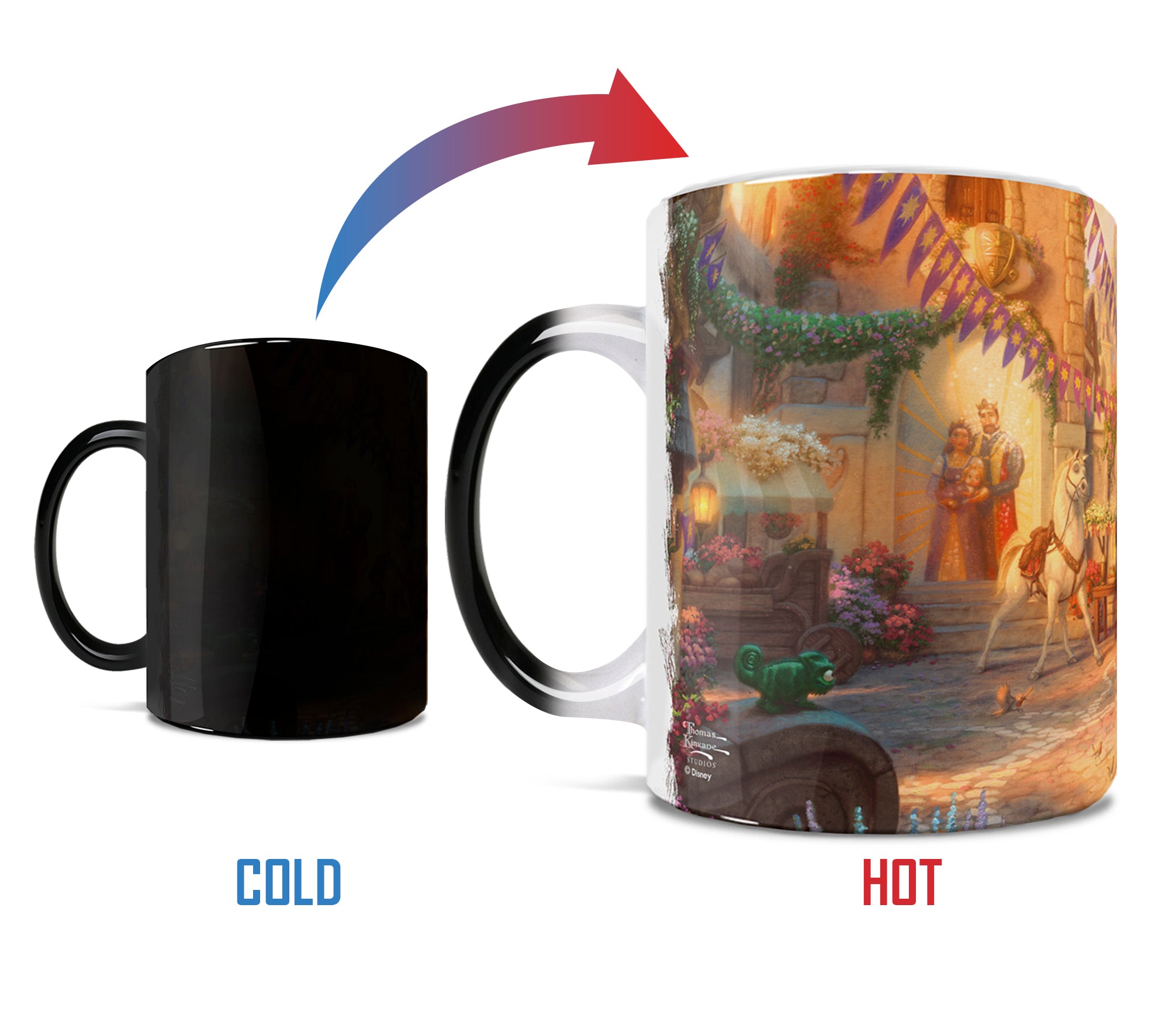 Disney (Rapunzel Dancing in the Sunlit Courtyard) Morphing Mugs®  Heat-Sensitive Mug MMUG1165
