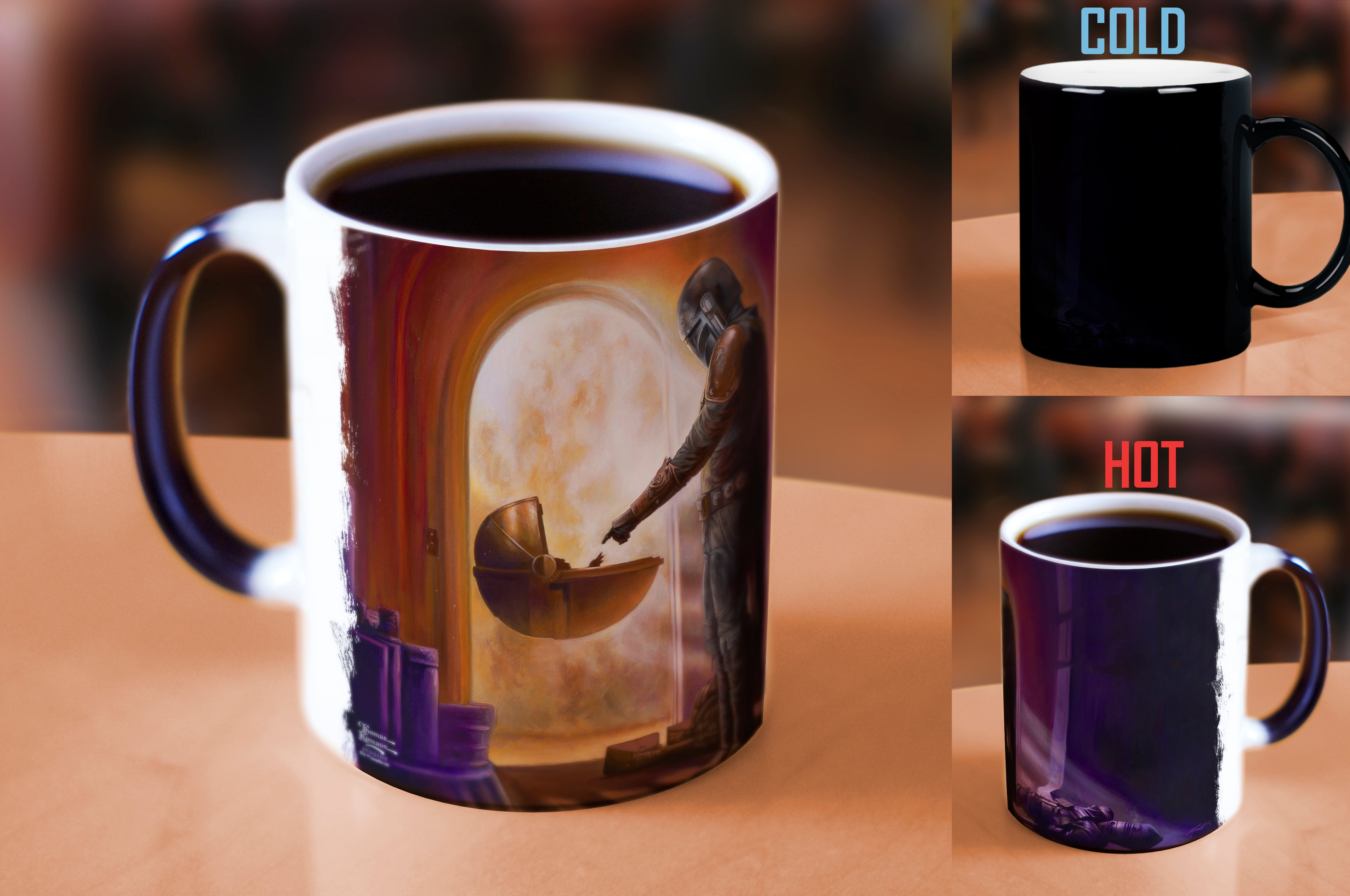 Star Wars (The Mandalorian - Turning Point By Monte Moore) Morphing Mugs®  Heat-Sensitive Mug MMUG1211