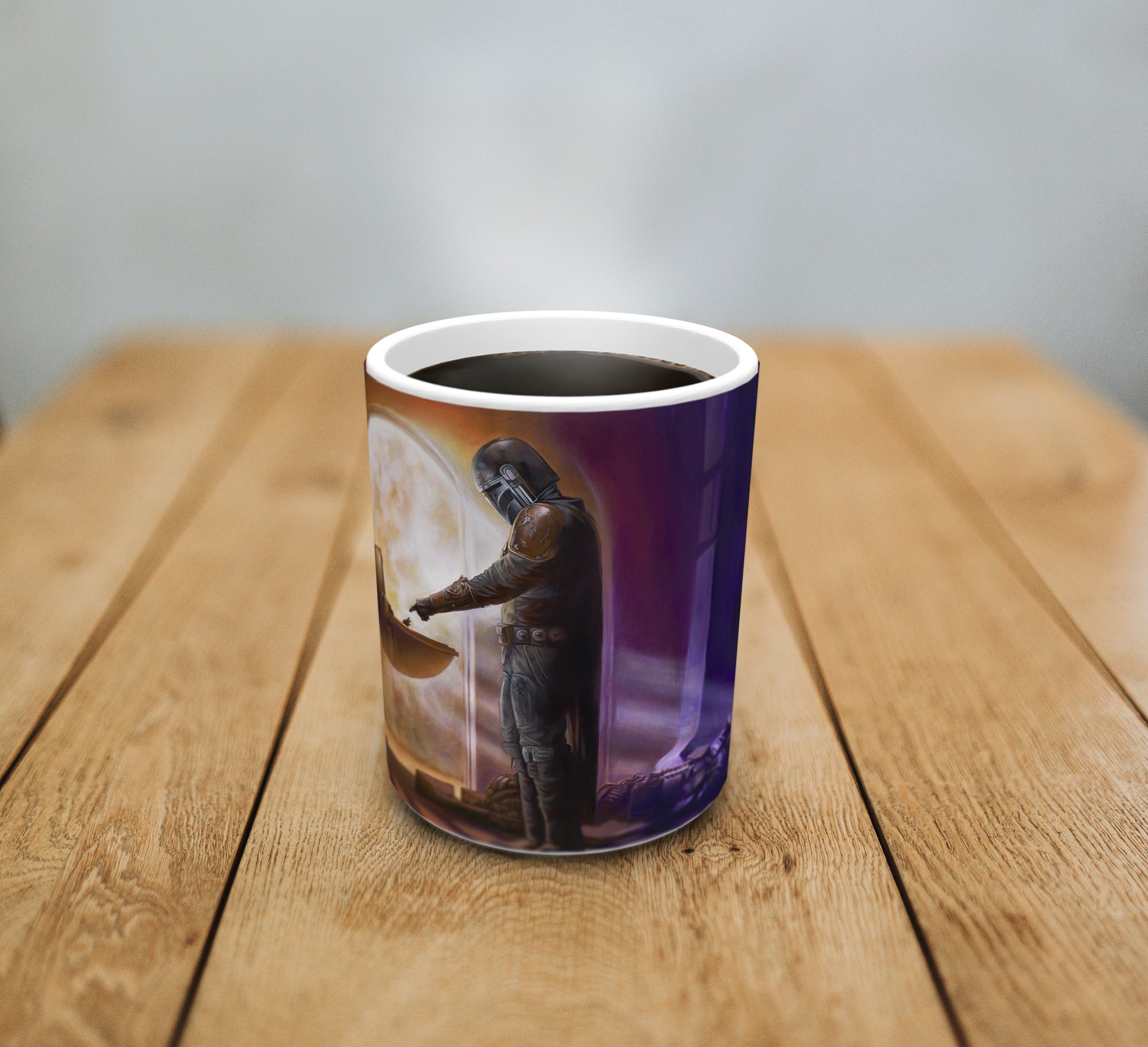 Star Wars (The Mandalorian - Turning Point By Monte Moore) Morphing Mugs®  Heat-Sensitive Mug MMUG1211