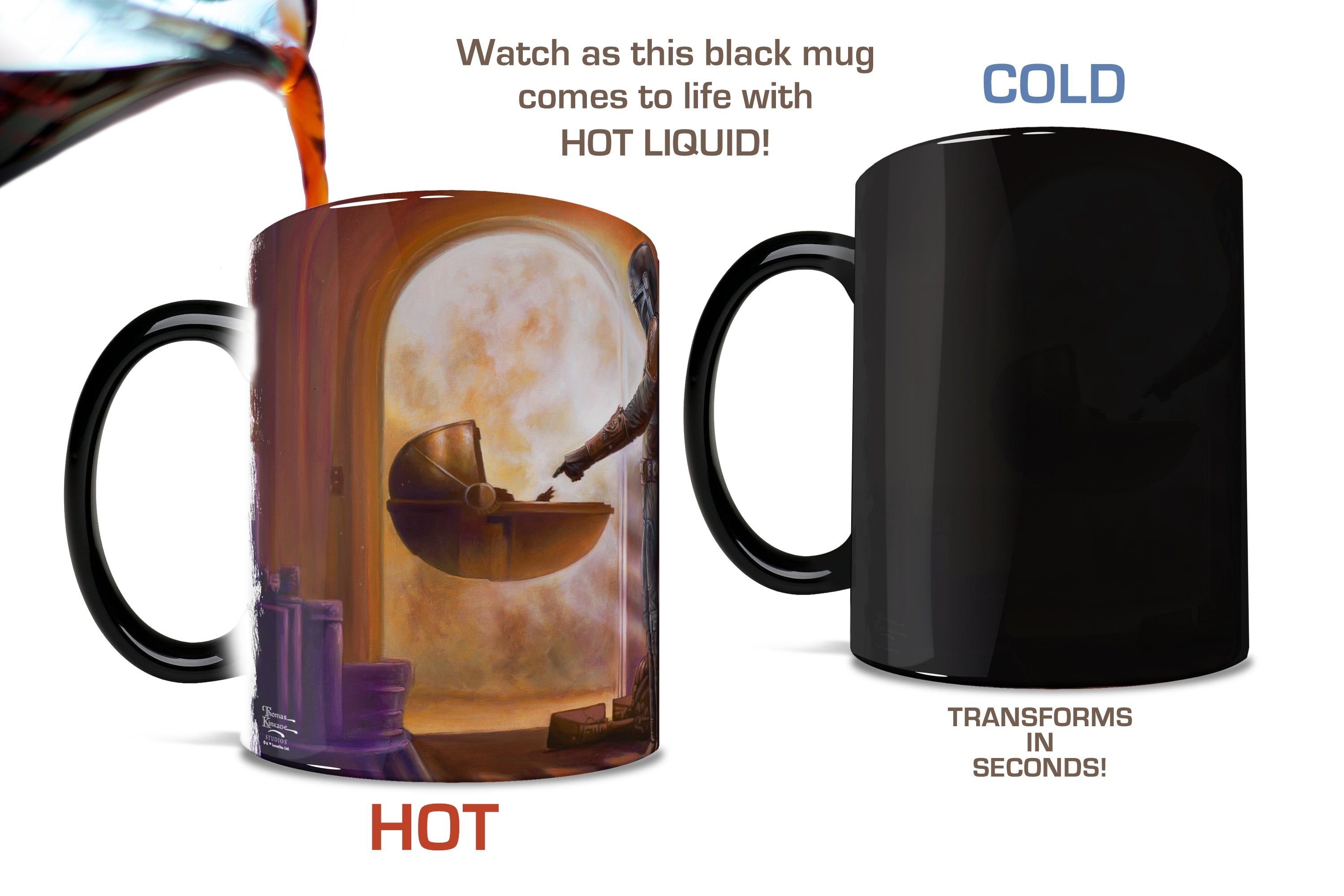Star Wars (The Mandalorian - Turning Point By Monte Moore) Morphing Mugs®  Heat-Sensitive Mug MMUG1211