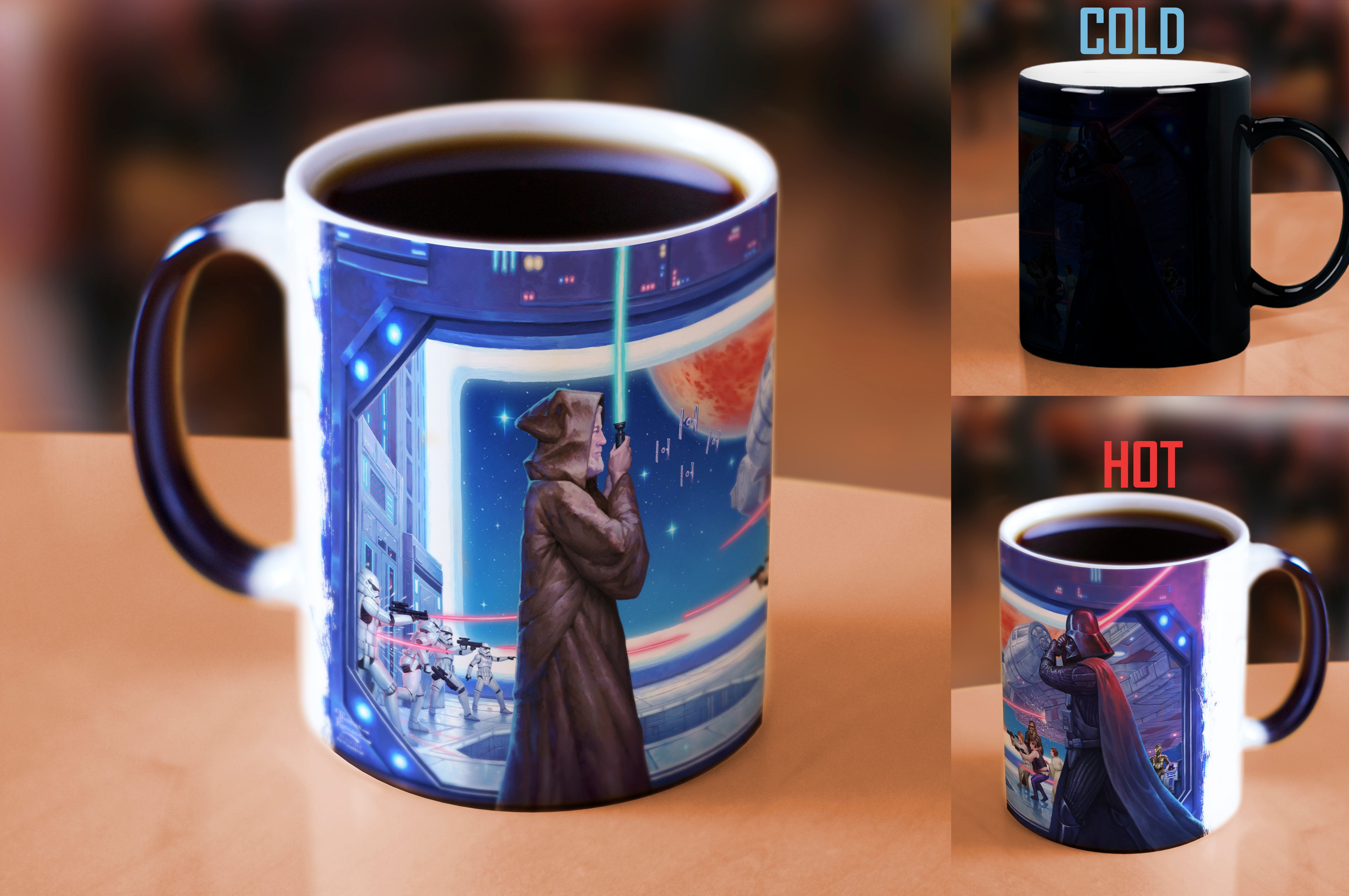 Star Wars (Obi Wans Final Battle) Morphing Mugs®  Heat-Sensitive Mug MMUG1212