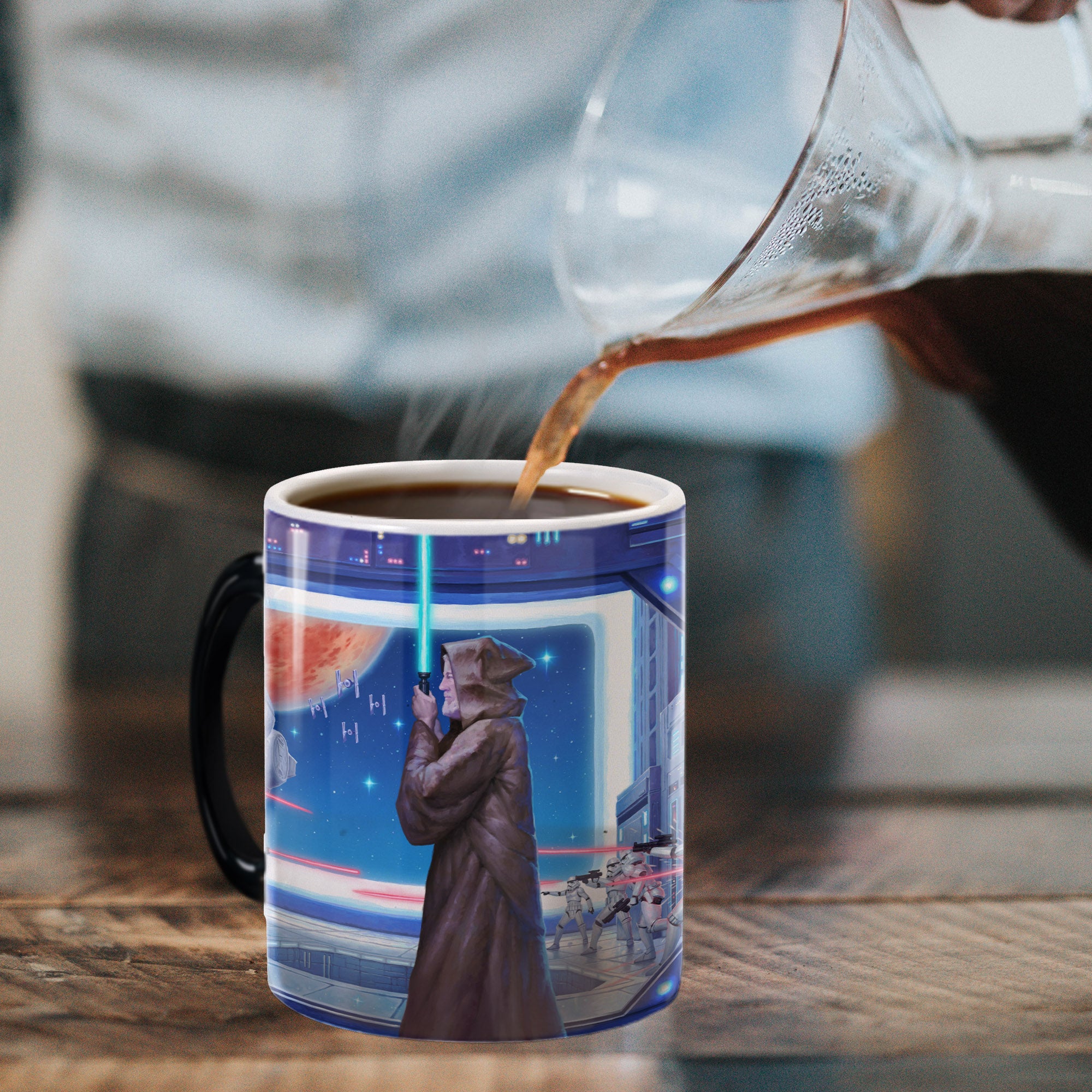 Star Wars (Obi Wans Final Battle) Morphing Mugs®  Heat-Sensitive Mug MMUG1212