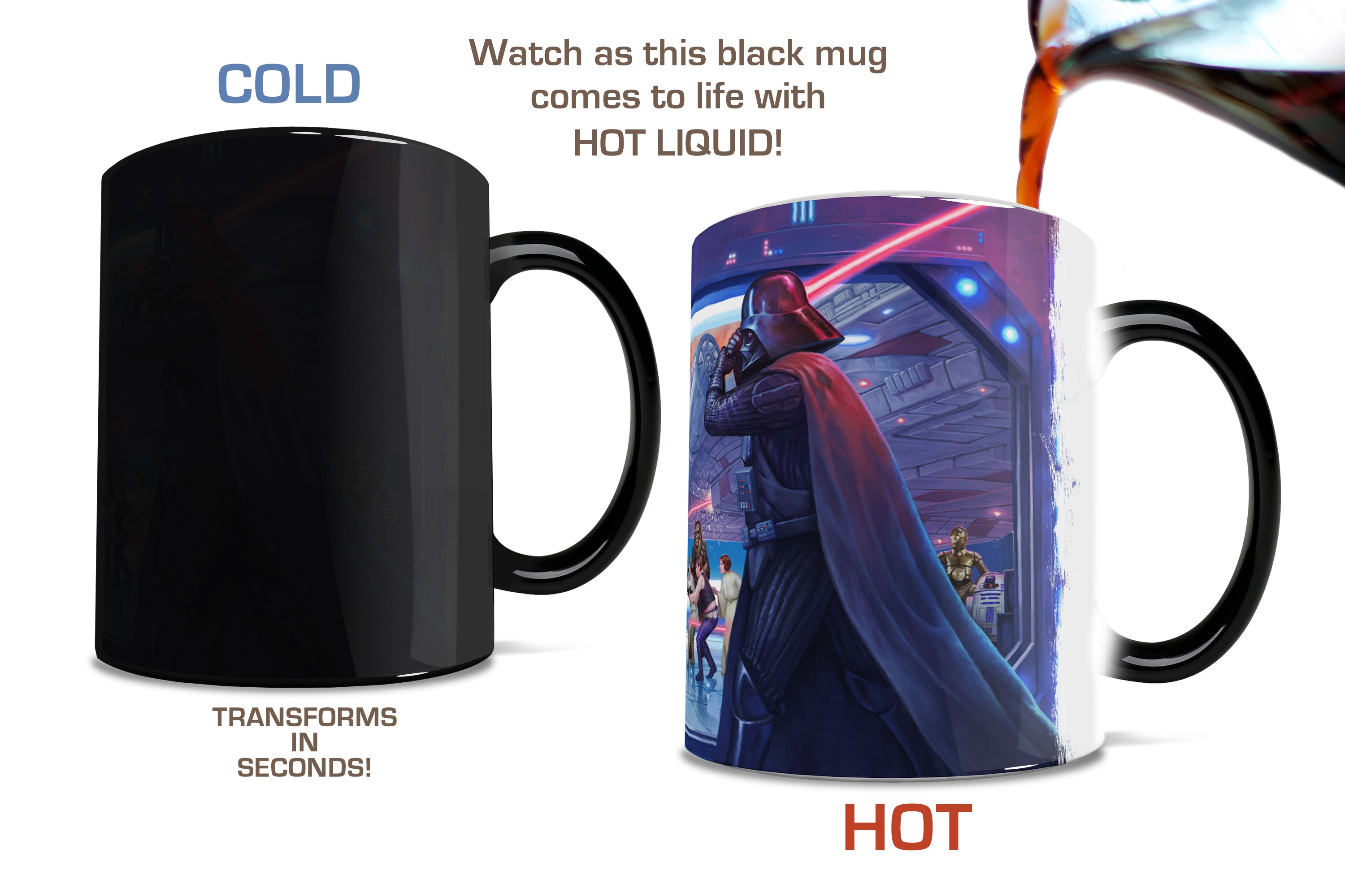 Star Wars (Obi Wans Final Battle) Morphing Mugs®  Heat-Sensitive Mug MMUG1212