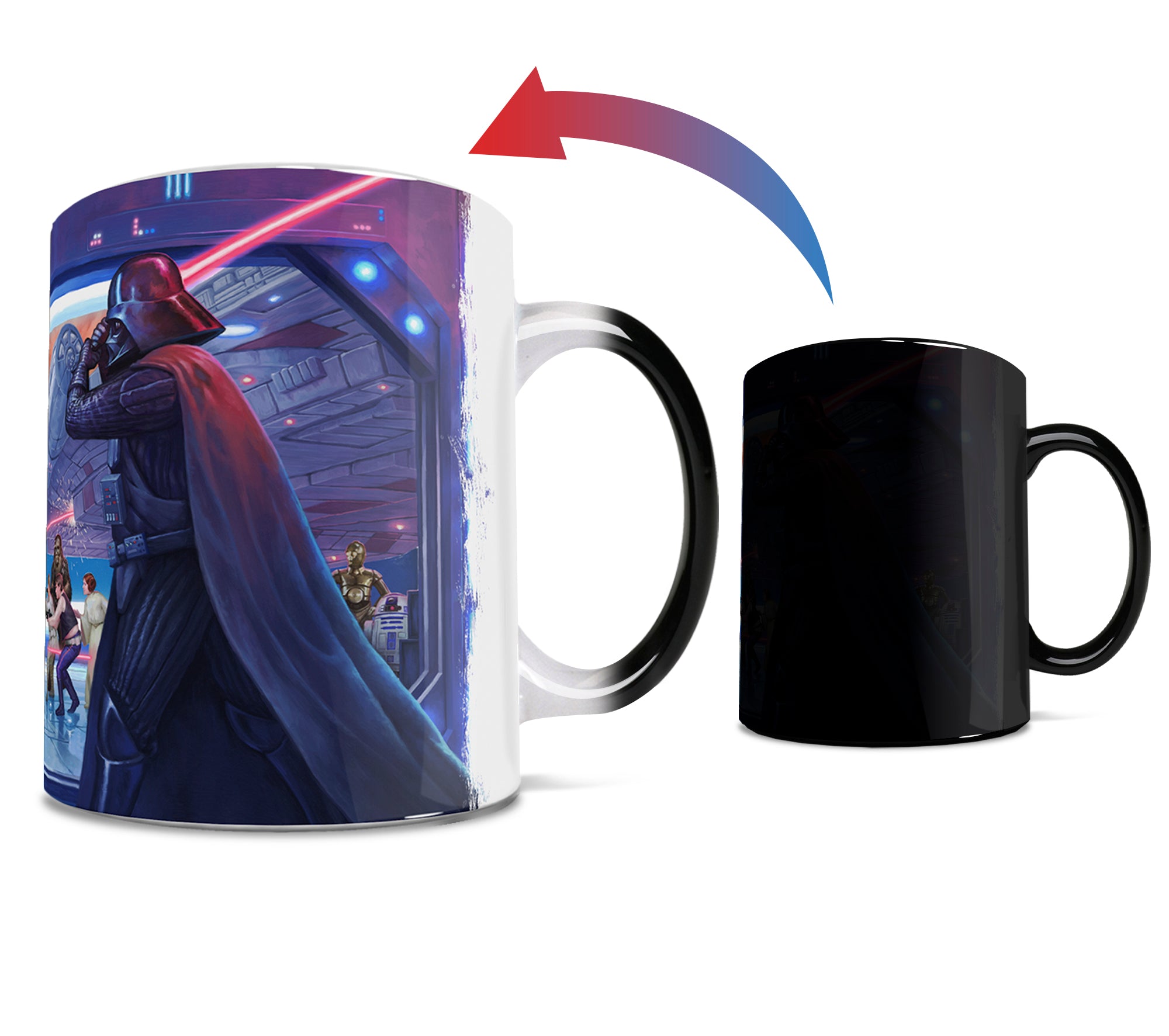 Star Wars (Obi Wans Final Battle) Morphing Mugs®  Heat-Sensitive Mug MMUG1212