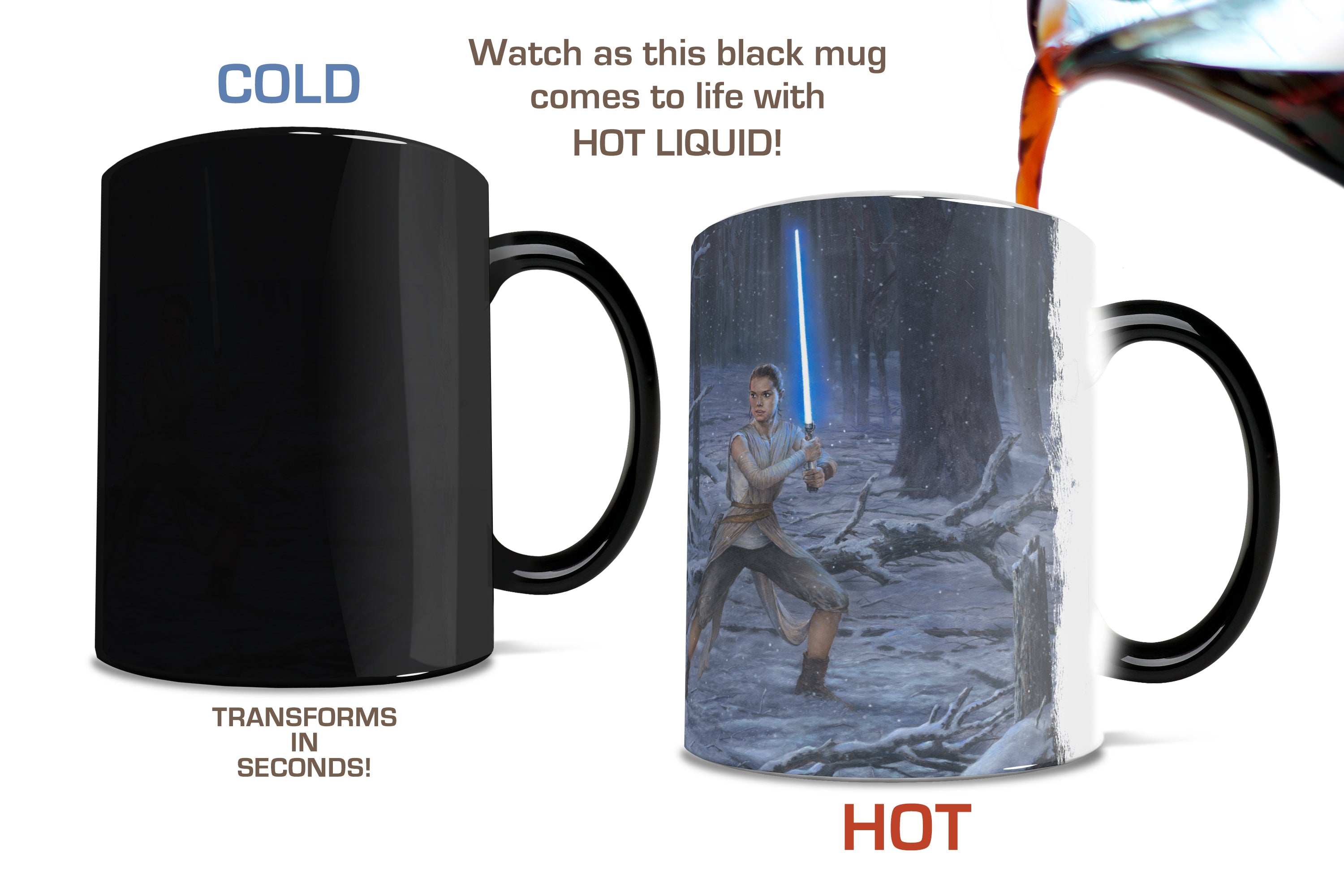 Star Wars (The Duel: Rey vs. Ren) Morphing Mugs®  Heat-Sensitive Mug MMUG1215